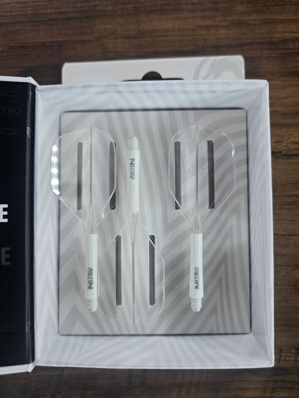 Red Dragon Nitro Flite - Medium - Clear & White