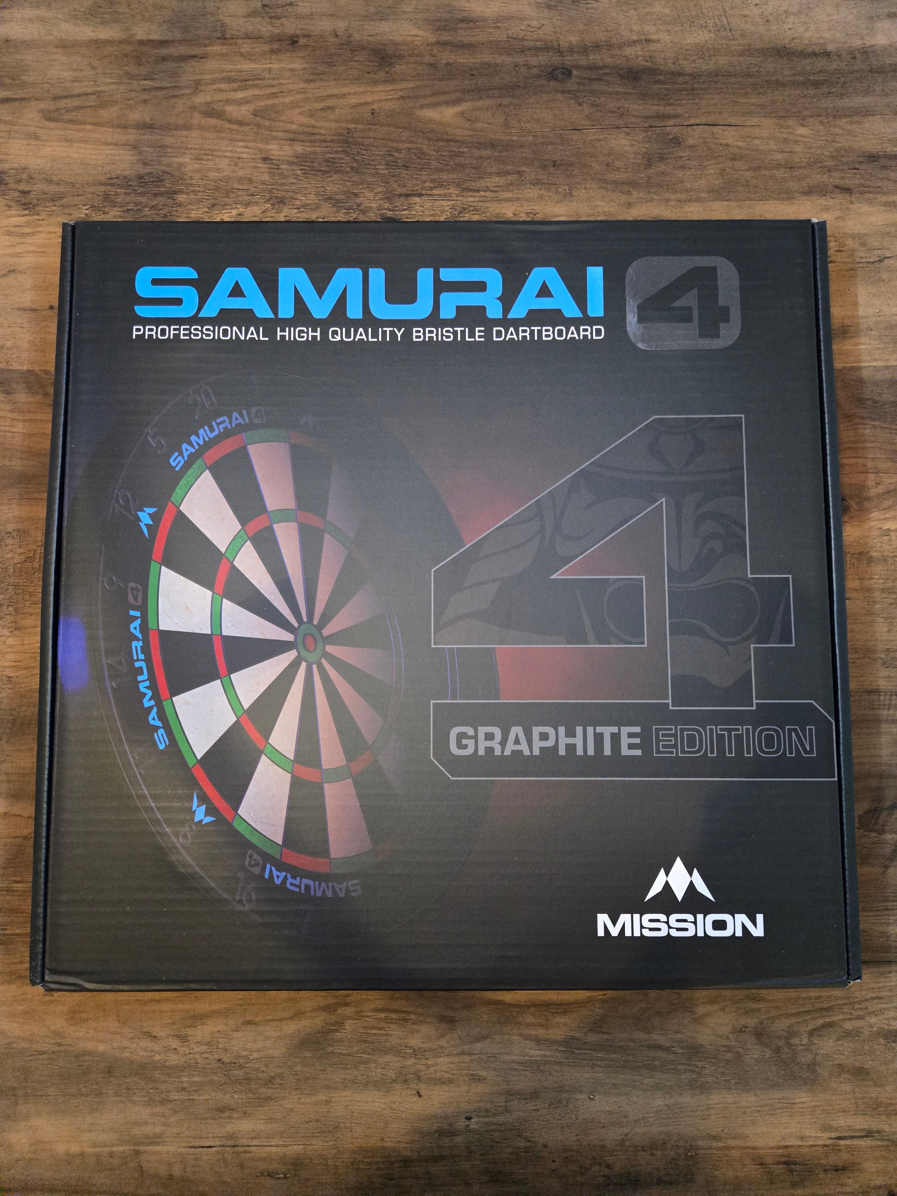 Mission Samurai 4 Dartboard - Graphite Grey Edition