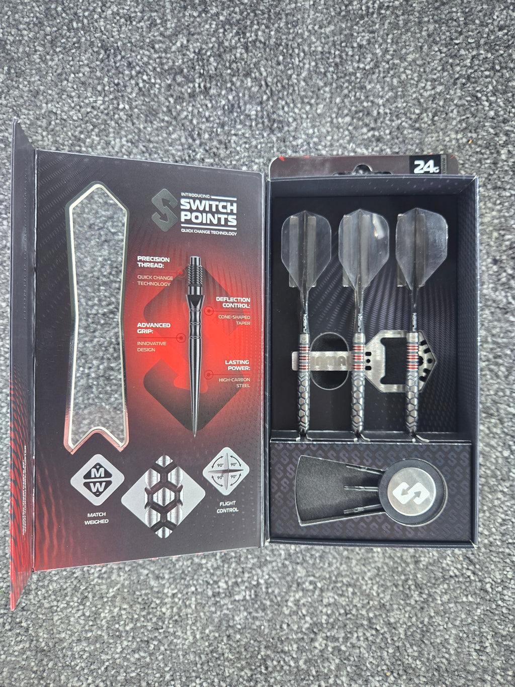 Winmau Fornax Switch Point Parallel Darts