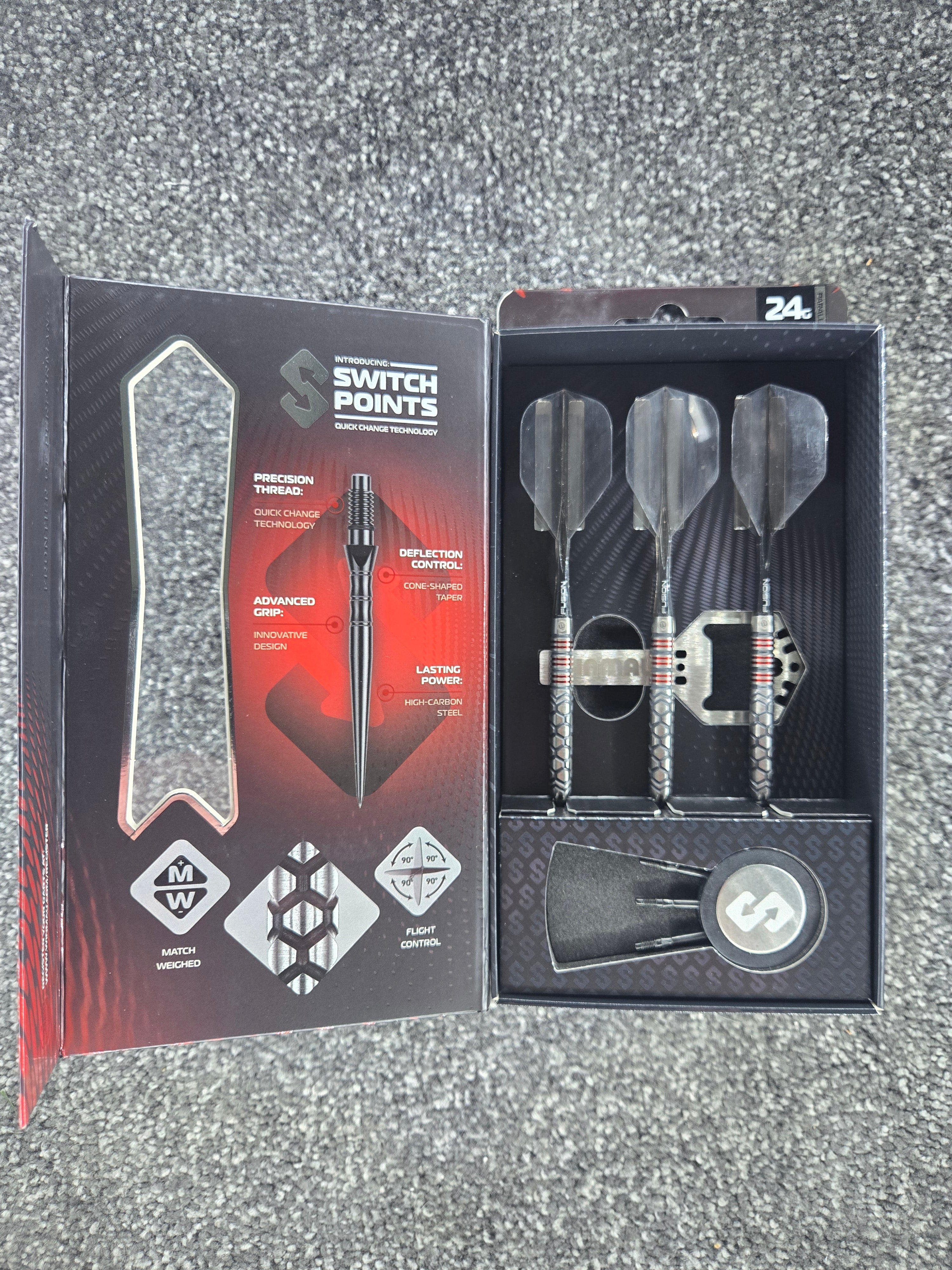 Winmau Fornax Switch Point Parallel Darts