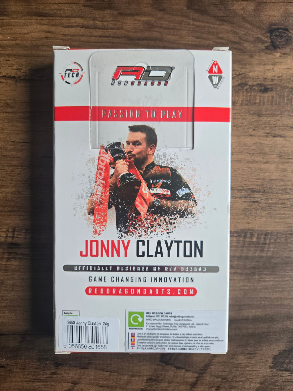 Red Dragon Jonny Clayton Original 2.0 Darts