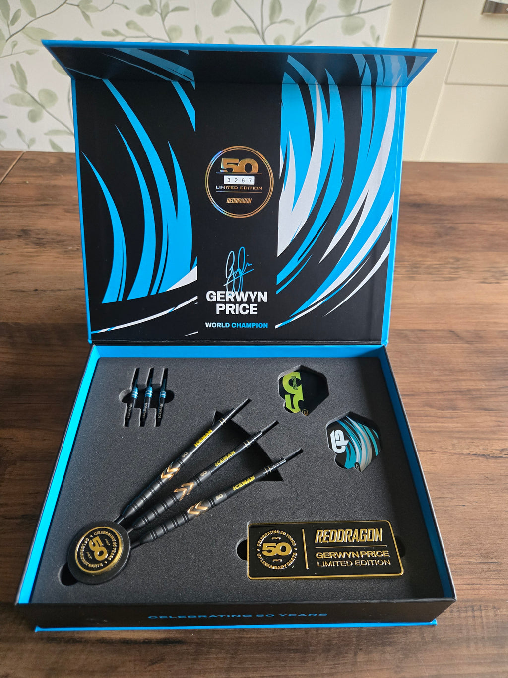 Red Dragon Gerwyn Price - 50 Year Player Edition