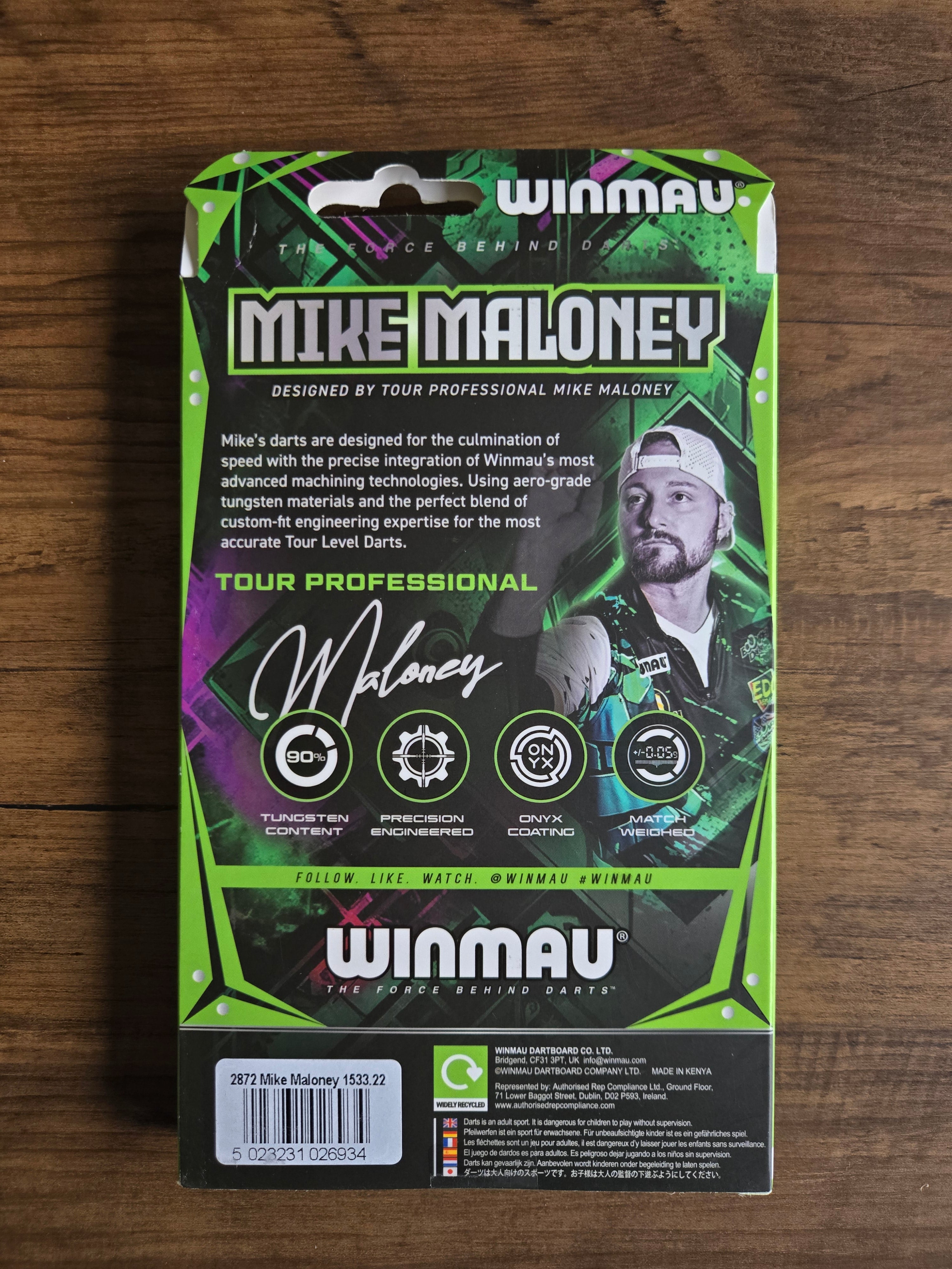 Winmau Mike Maloney Darts