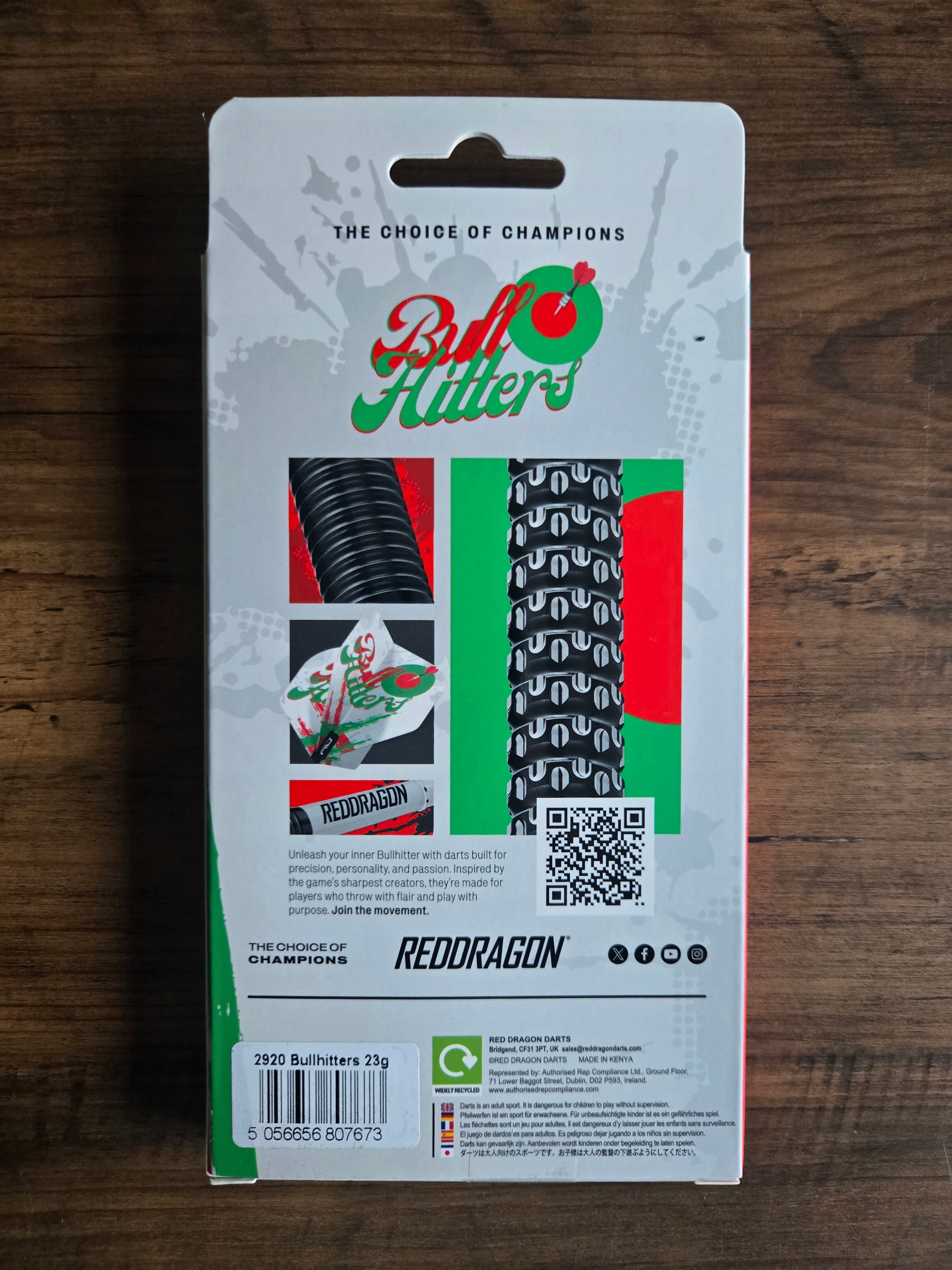Red Dragon Bullhitters Darts