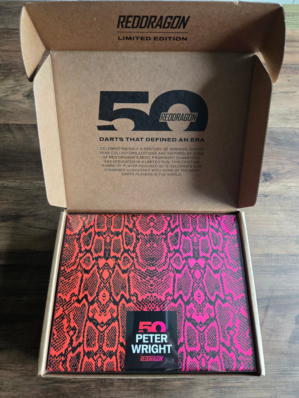 Red Dragon Peter Wright - 50 Year Player Edition