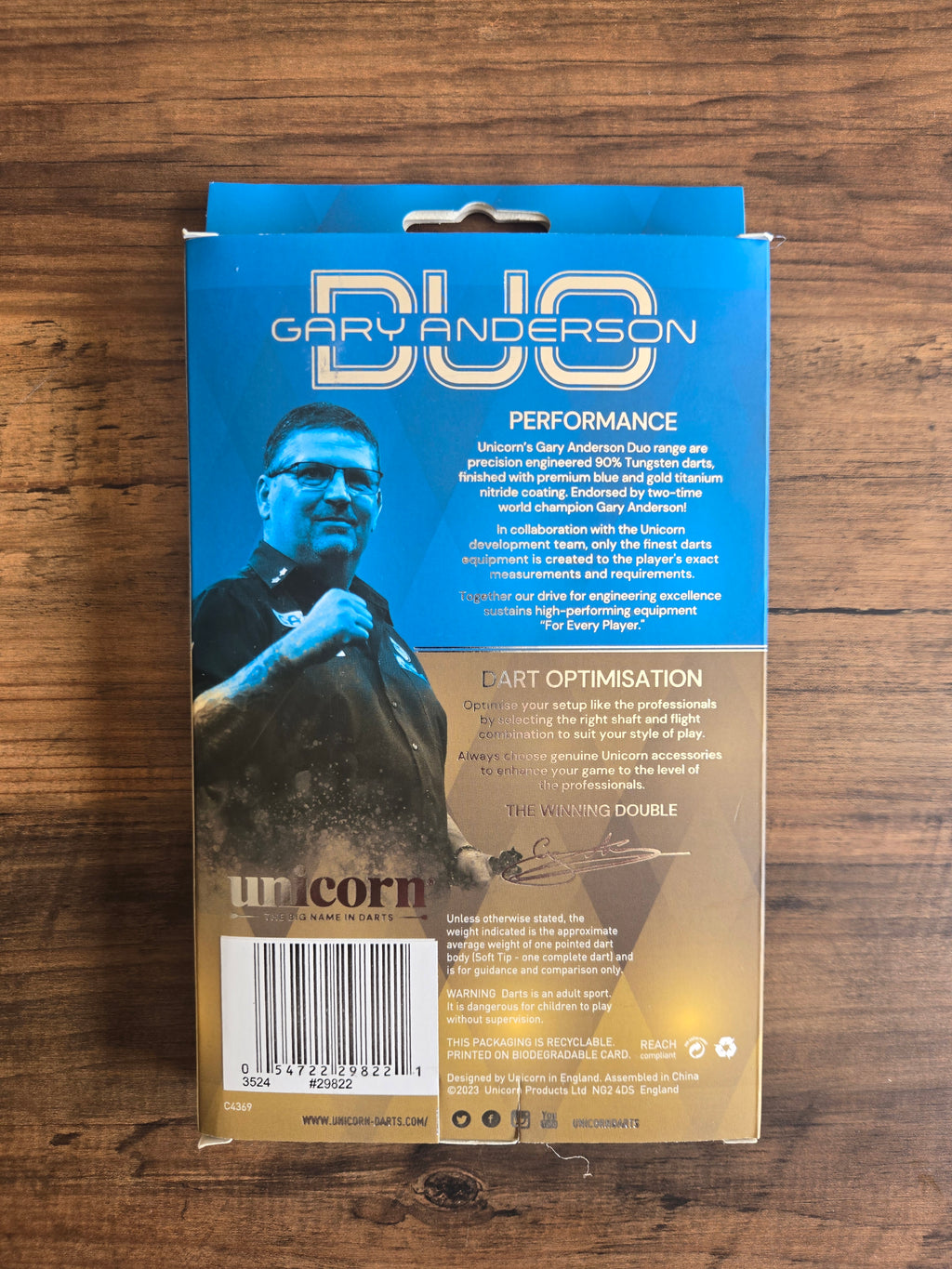 Unicorn Gary Anderson Phase 6 Darts