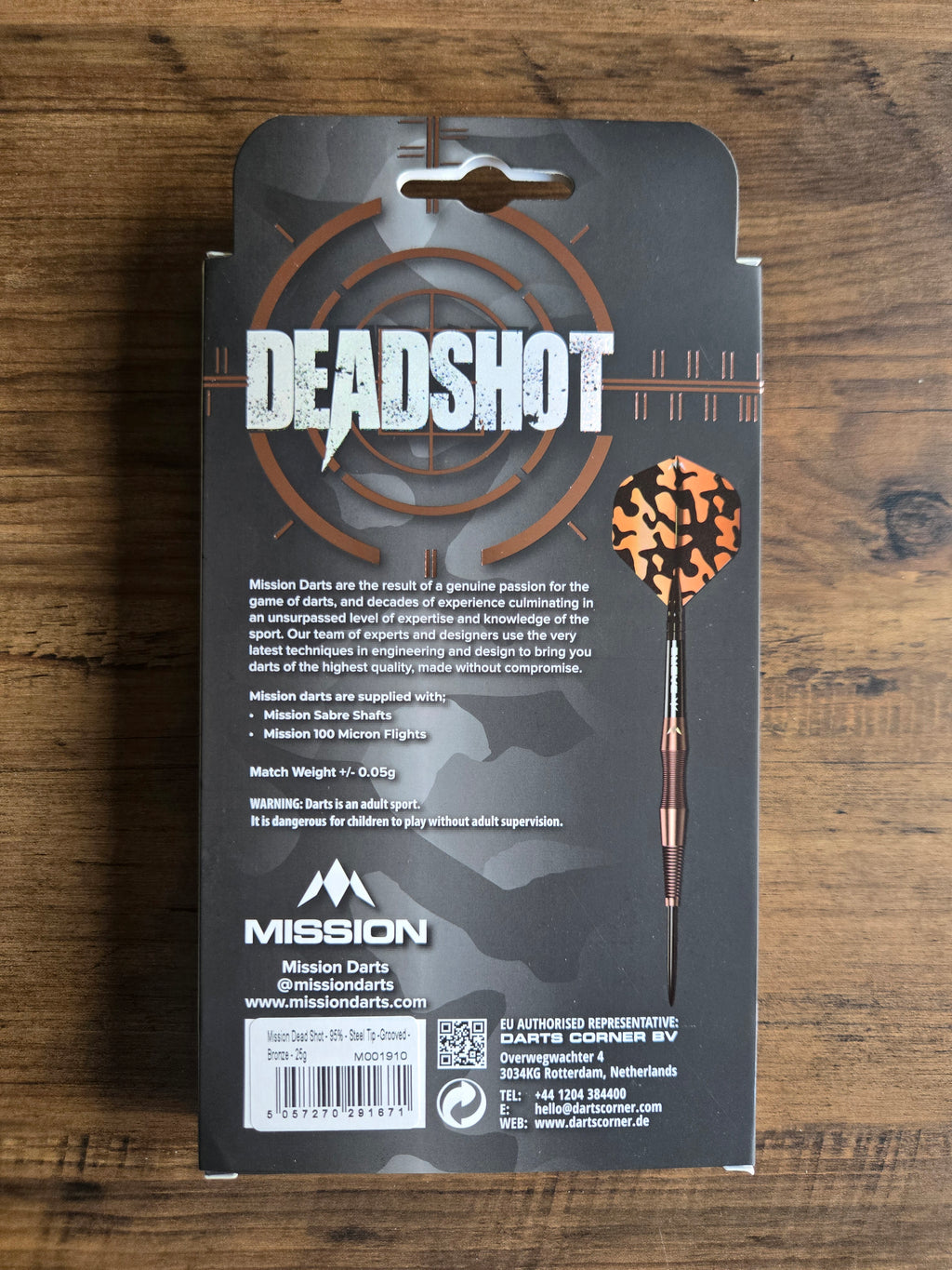 Mission Dead Shot Darts