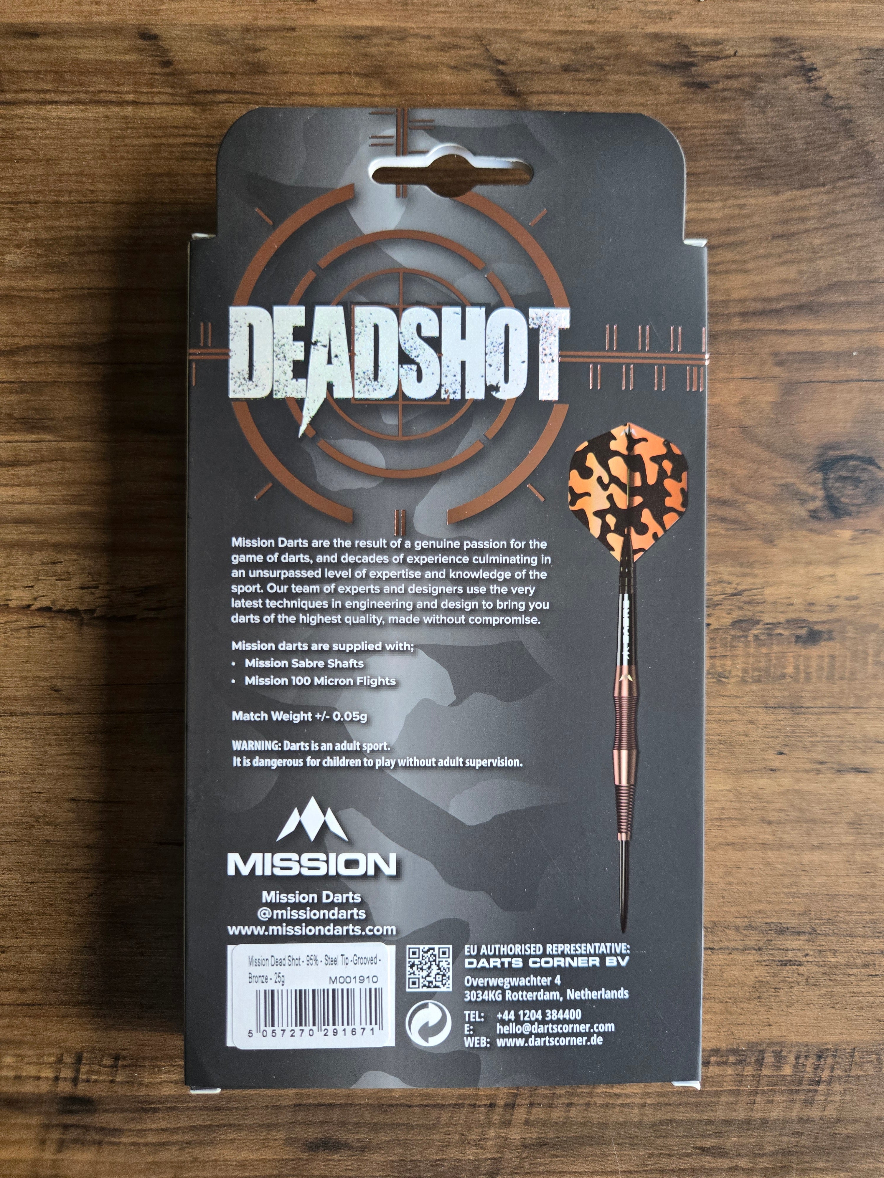 Mission Dead Shot Darts
