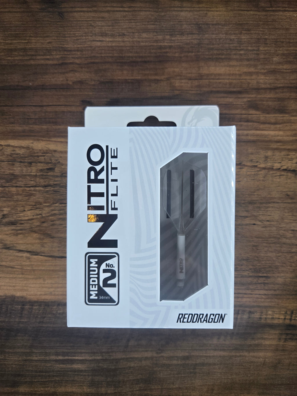 Red Dragon Nitro Flite - Medium - Clear & White