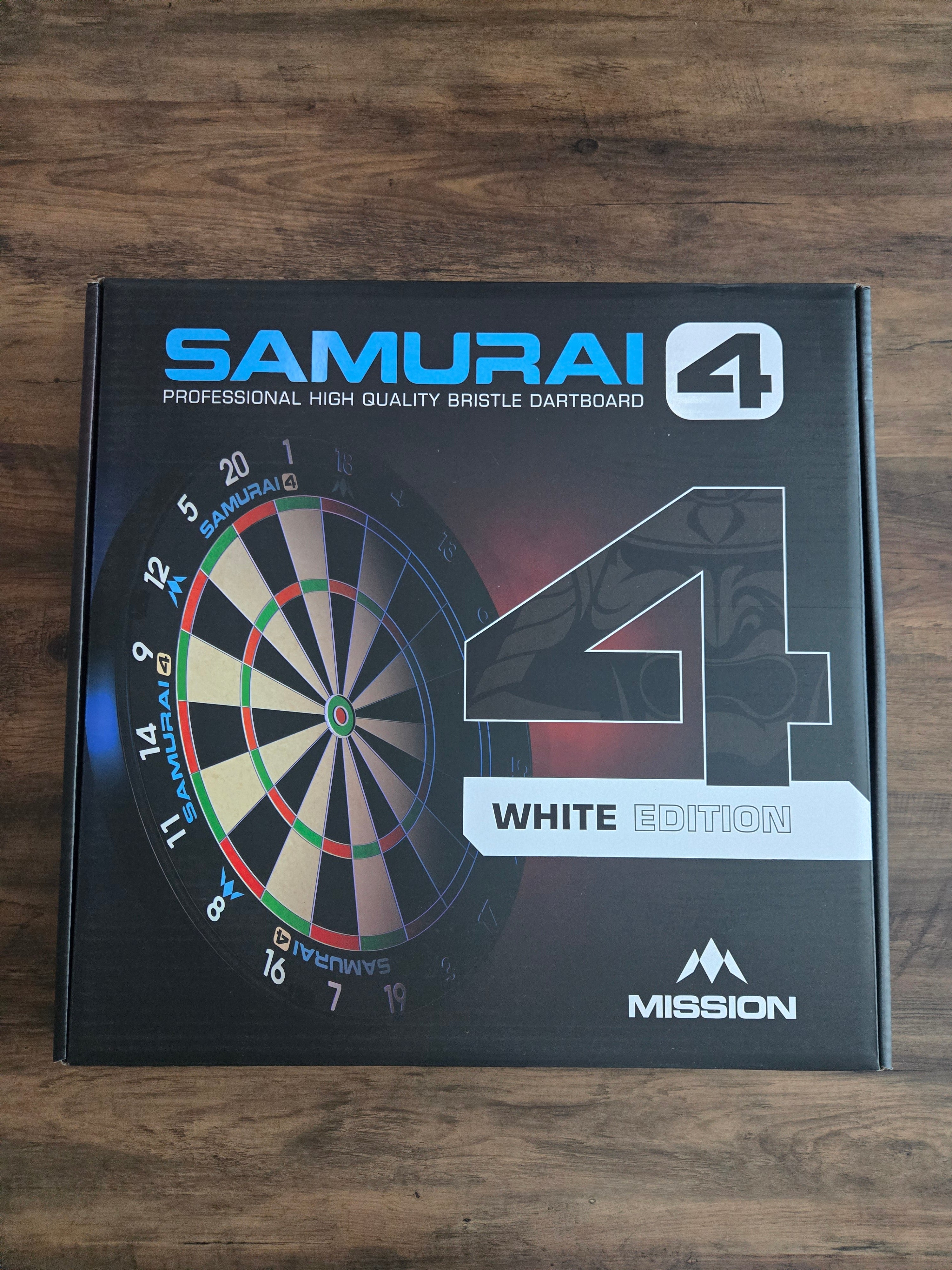 Mission Samurai 4 Dartboard - White Spider Edition