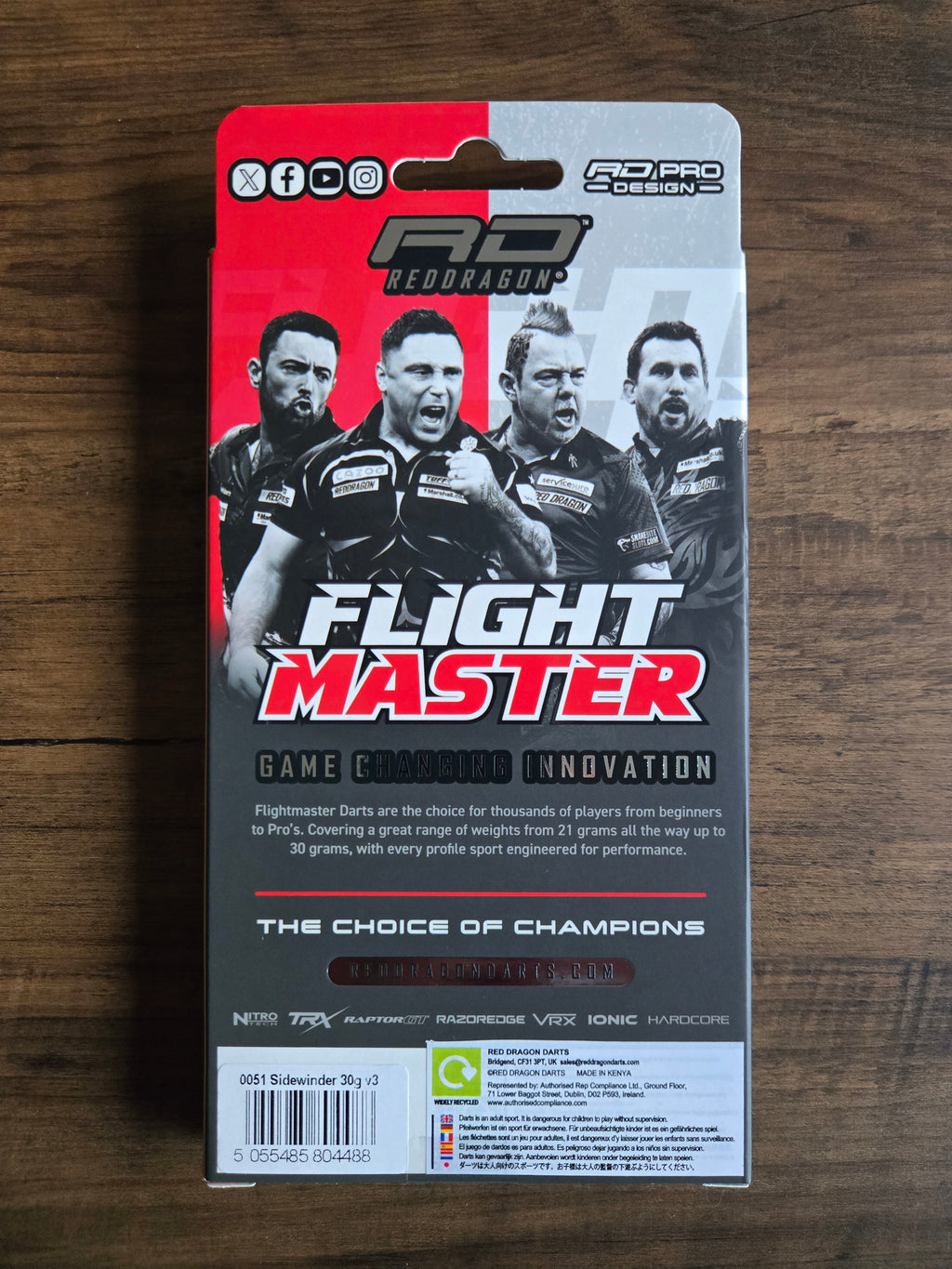 Red Dragon Sidewinder Darts