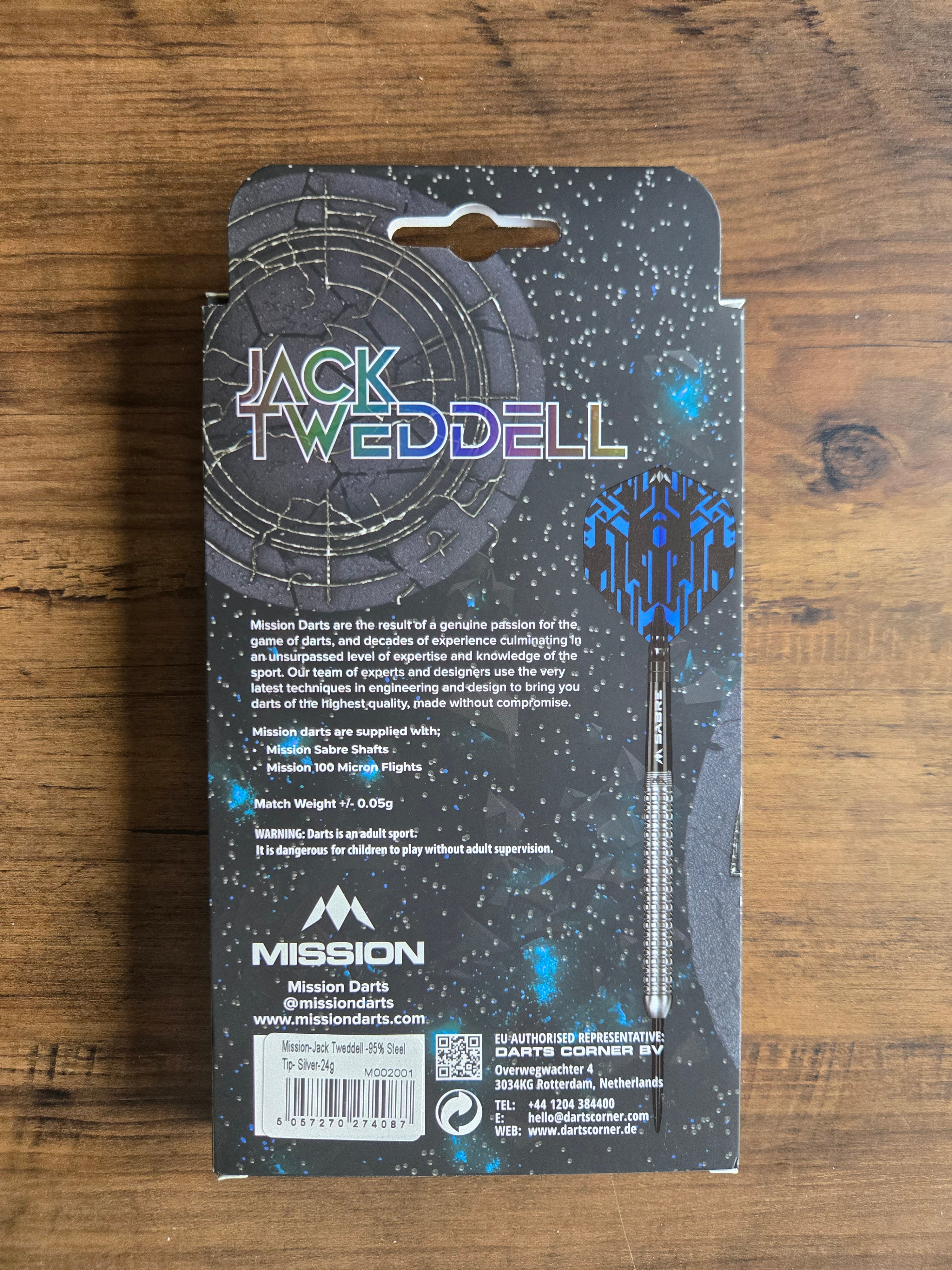 Mission Jack Tweddell Darts