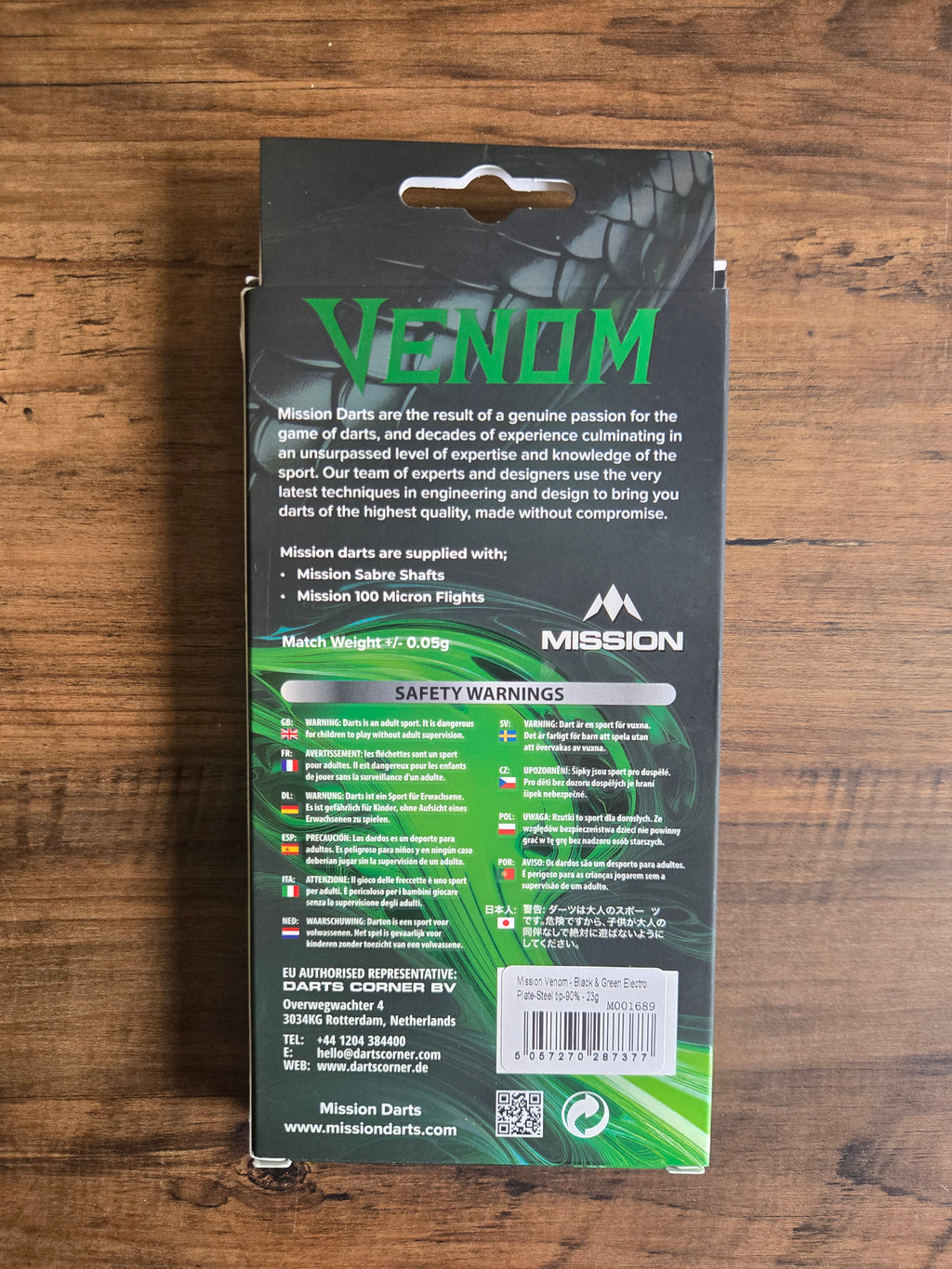 Mission Venom Darts