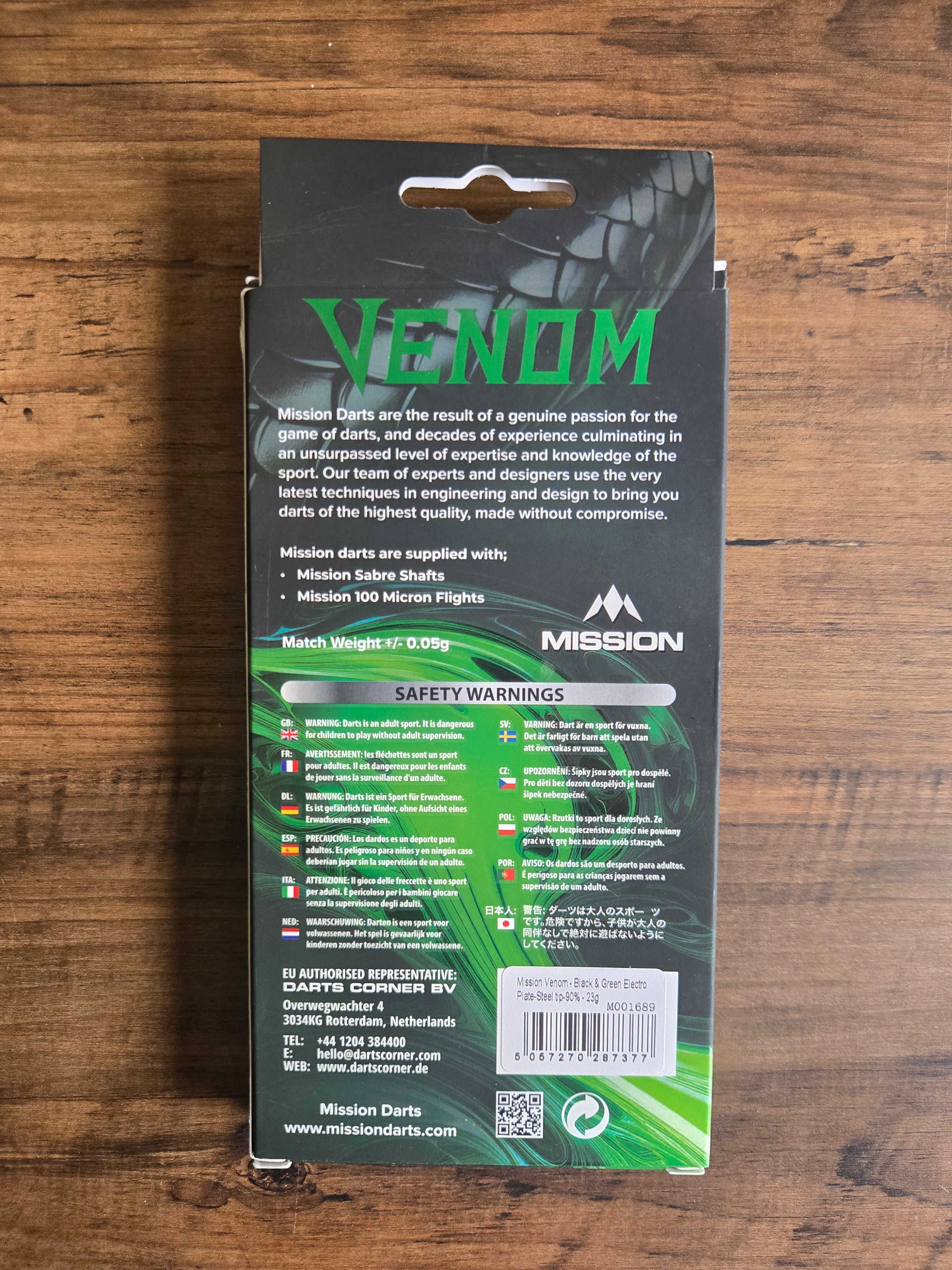 Mission Venom Darts