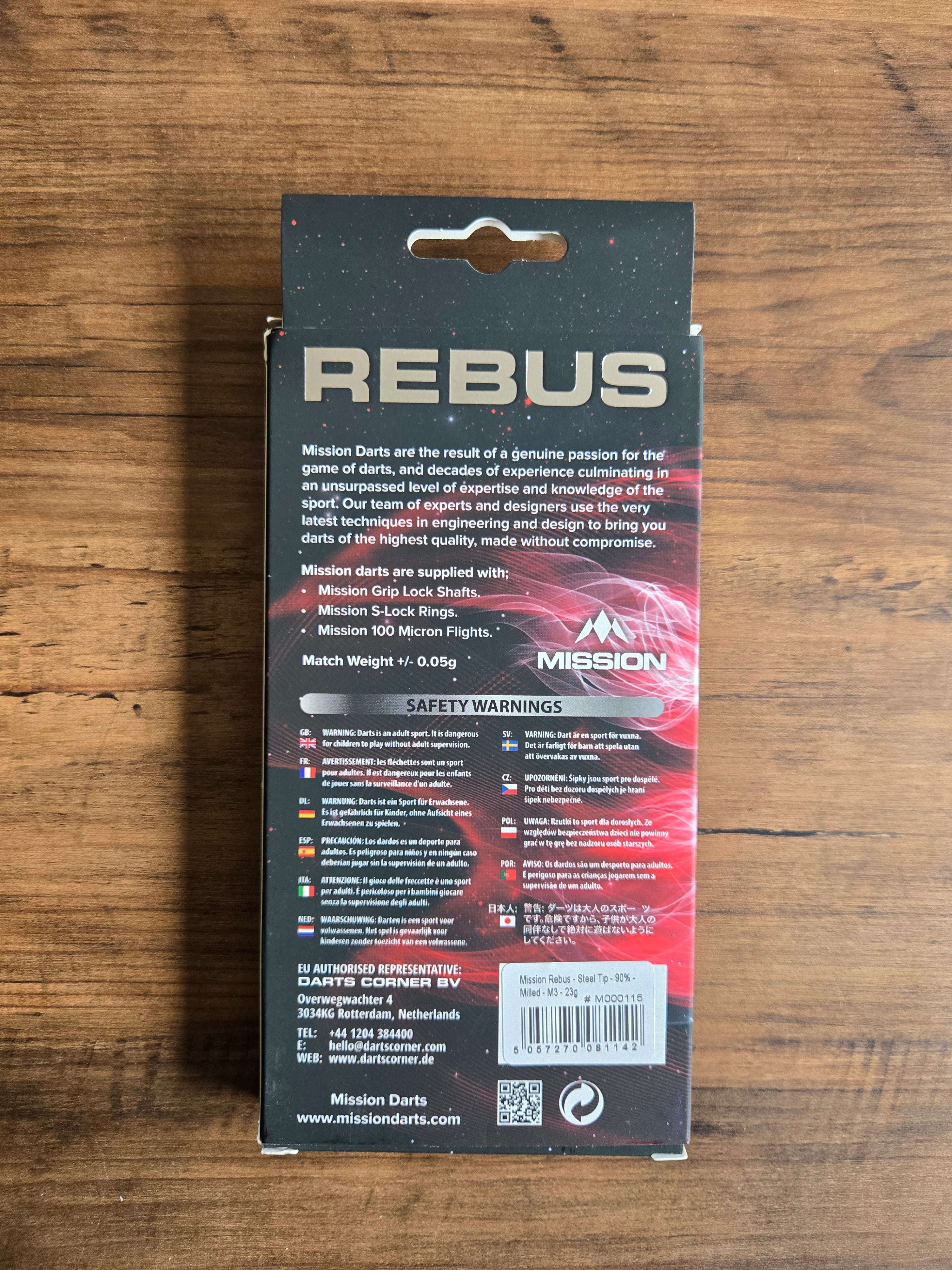 Mission Rebus Darts