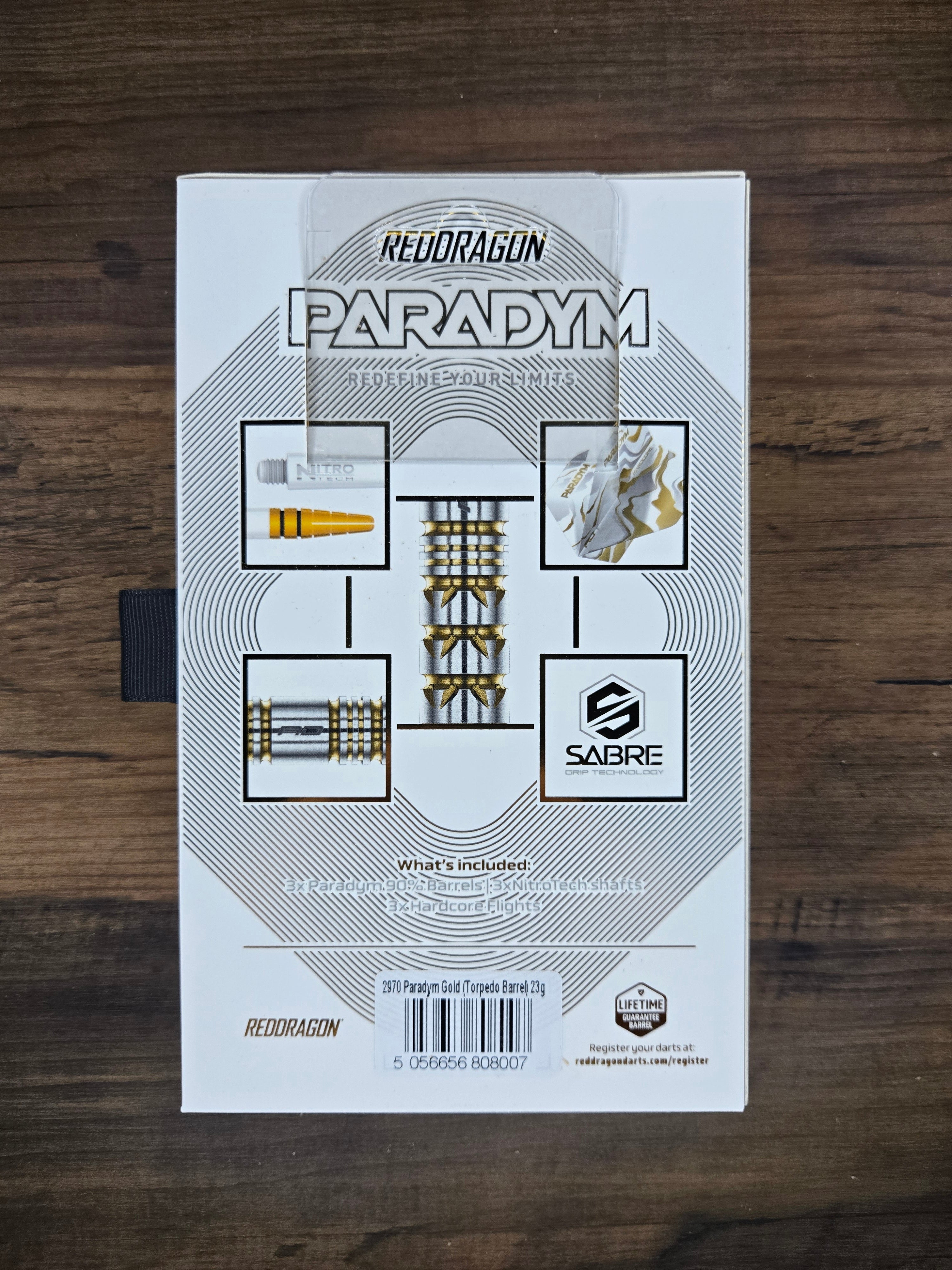 Red Dragon Paradym Gold Darts - Torpedo