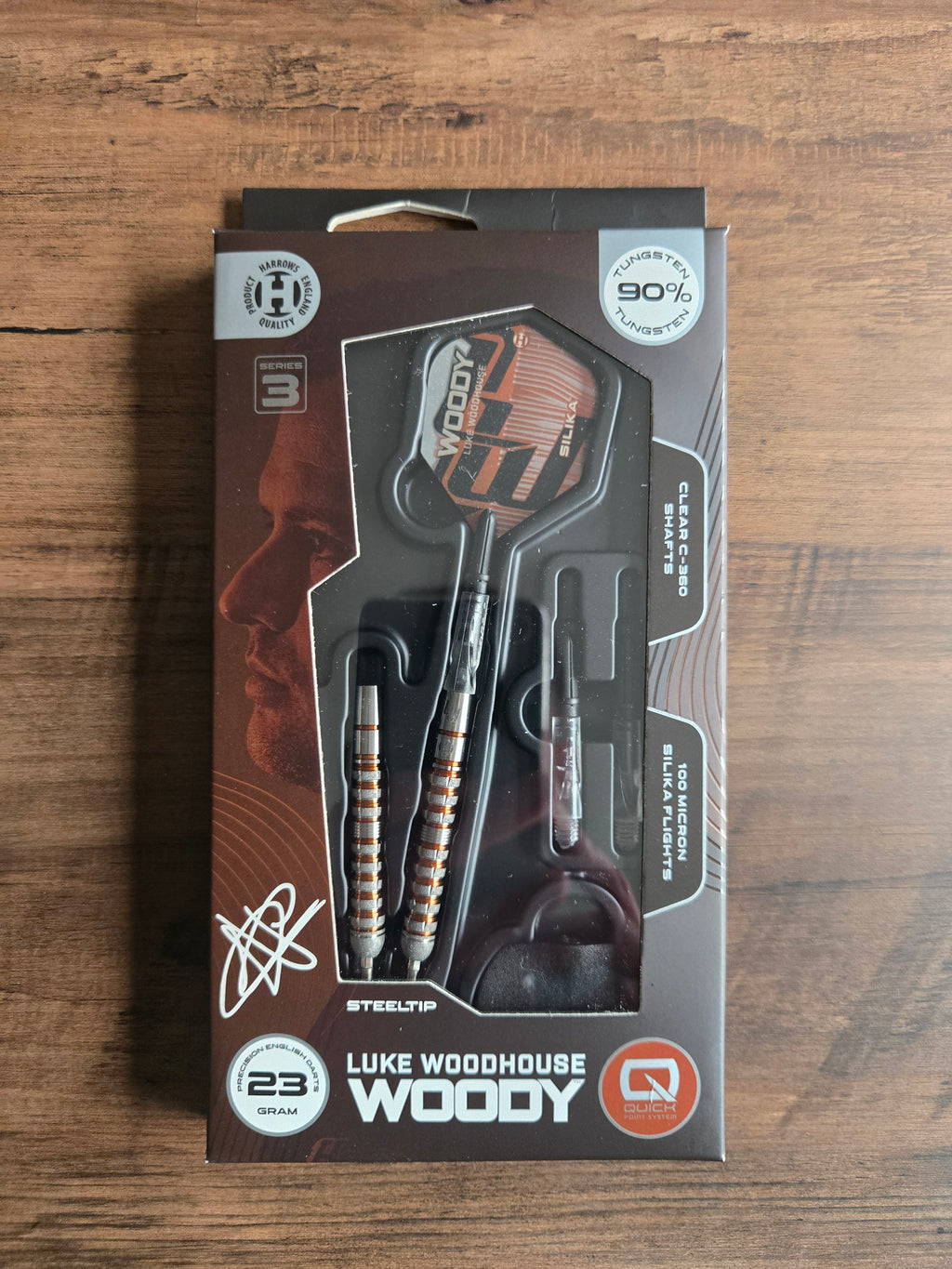 Harrows Luke Woodhouse Series 3 Quick Point Darts