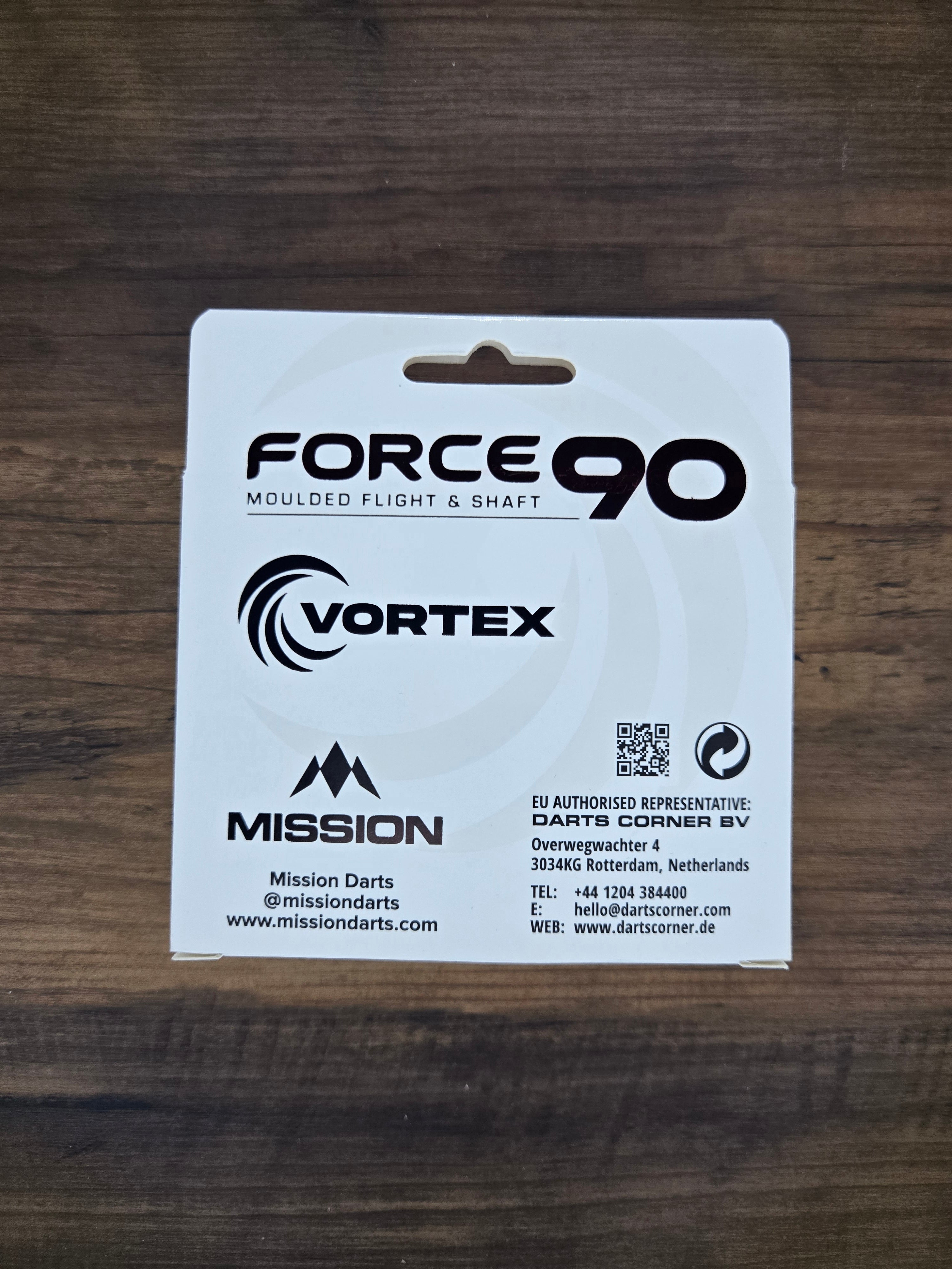 Mission Force 90 Vortex Kite - Short - White