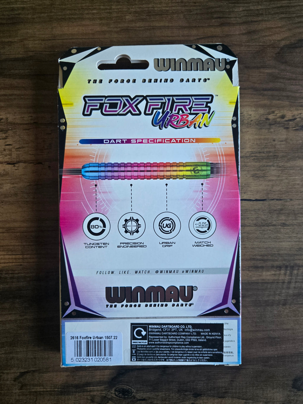 Winmau Foxfire Urban Darts
