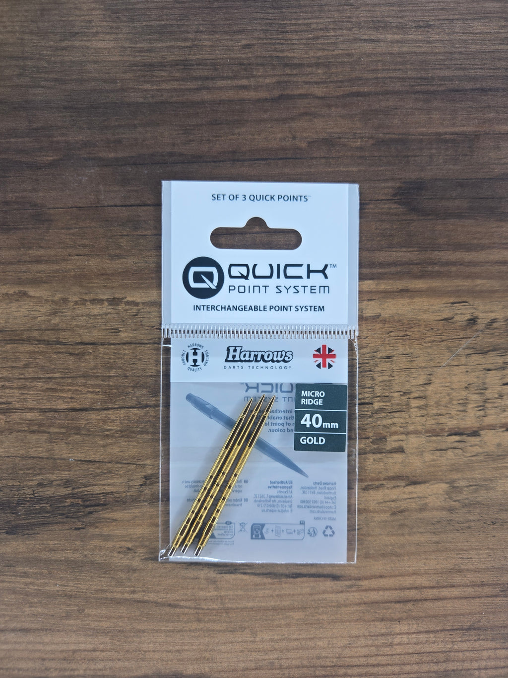 Harrows Micro Ridge Quick Points - Gold