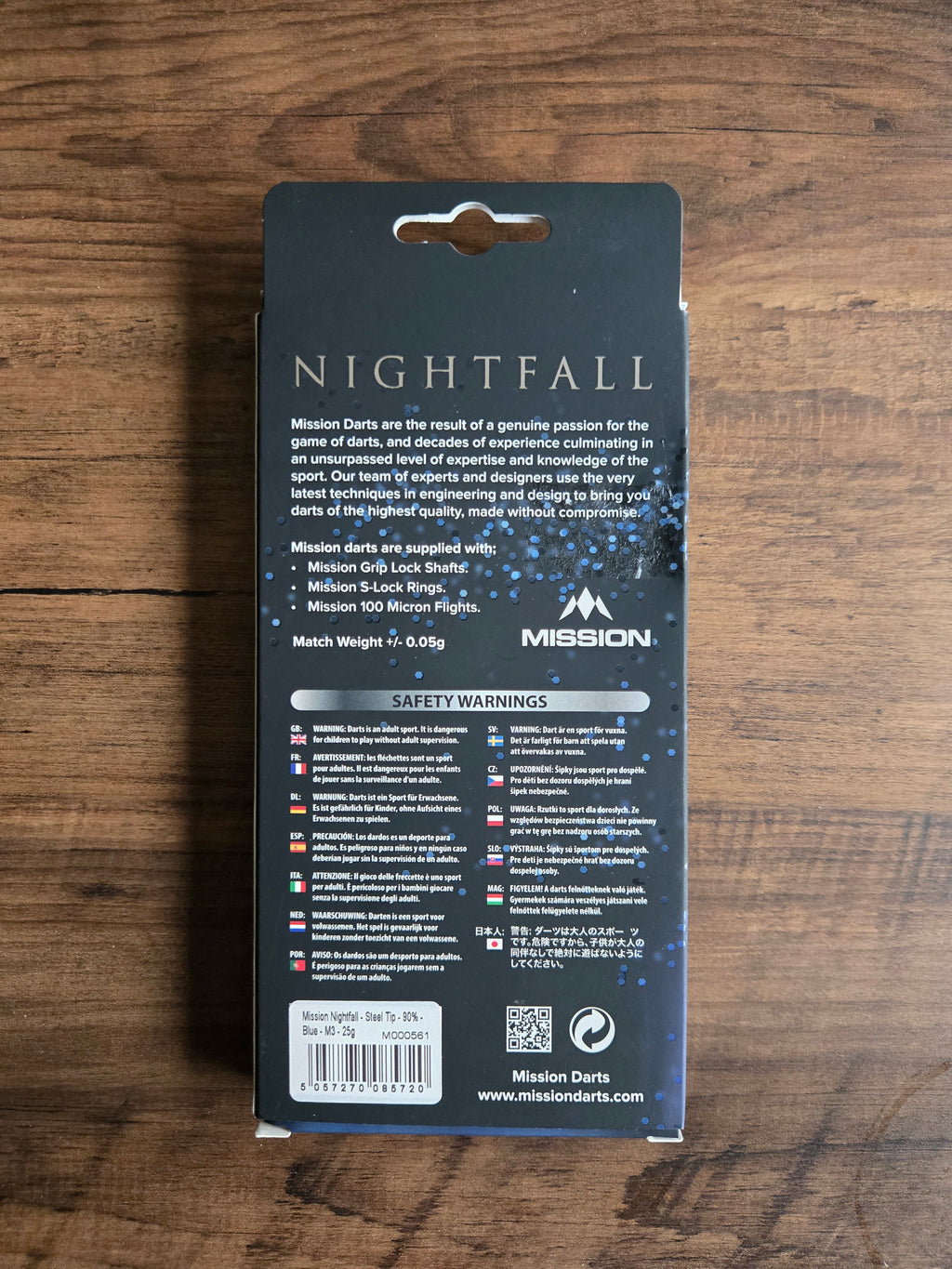 Mission Nightfall M3 Taper Darts