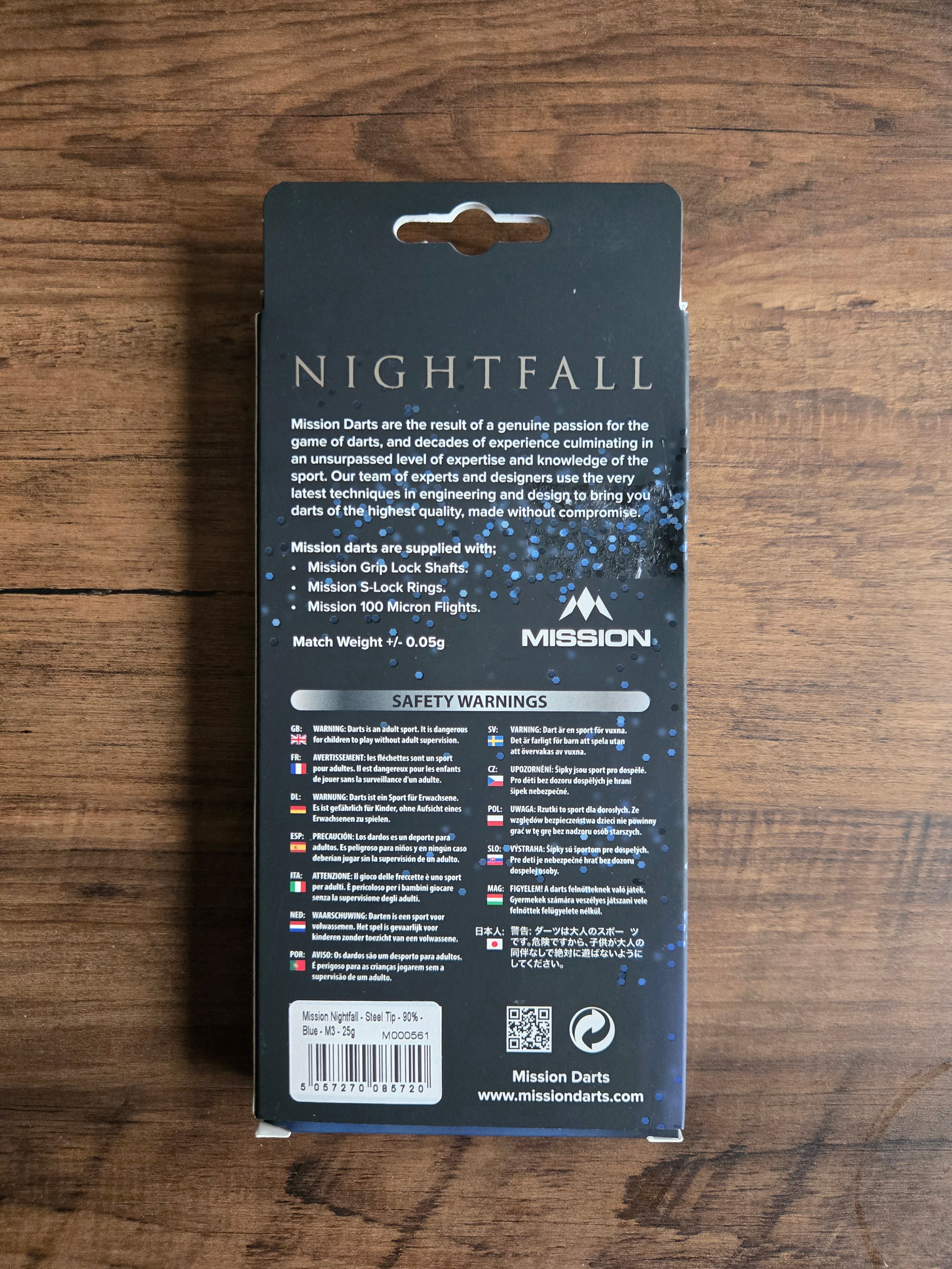 Mission Nightfall M3 Taper Darts