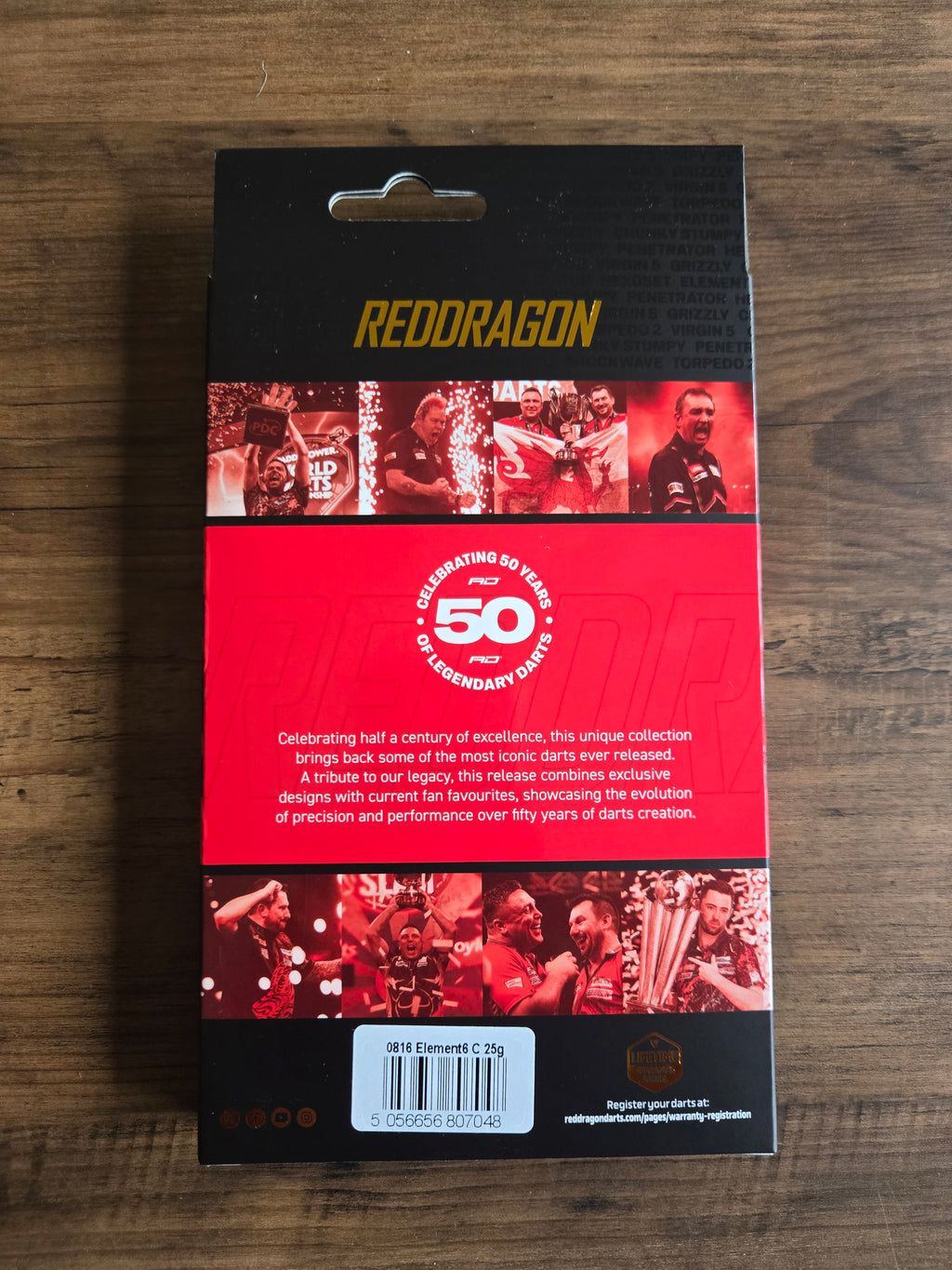 Red Dragon Element 6C Darts