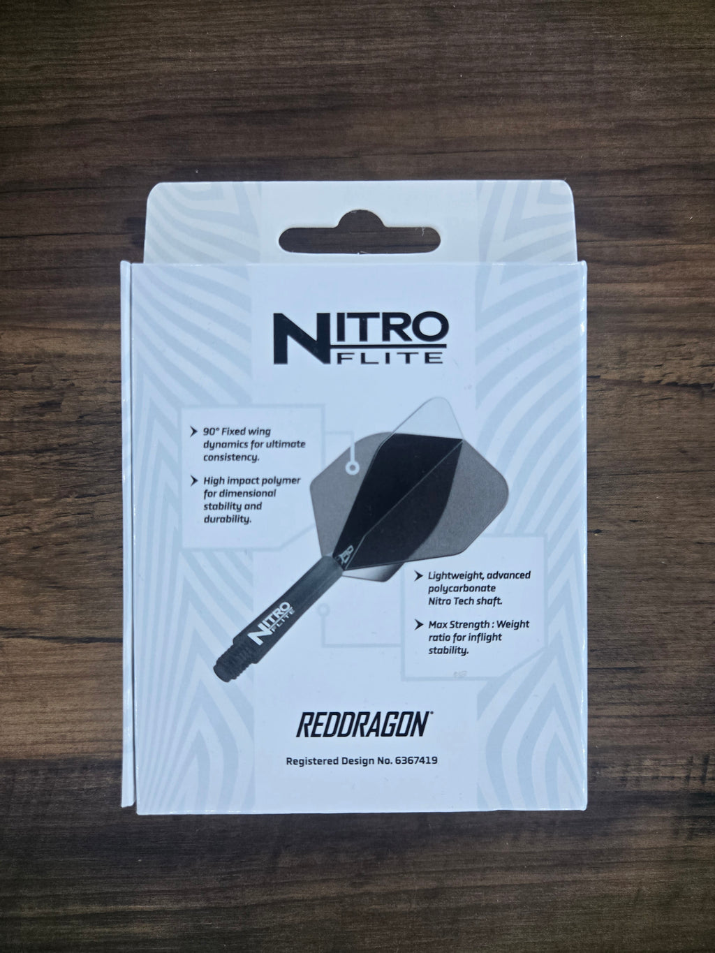 Red Dragon Nitro Flite - Medium - Yellow & Black