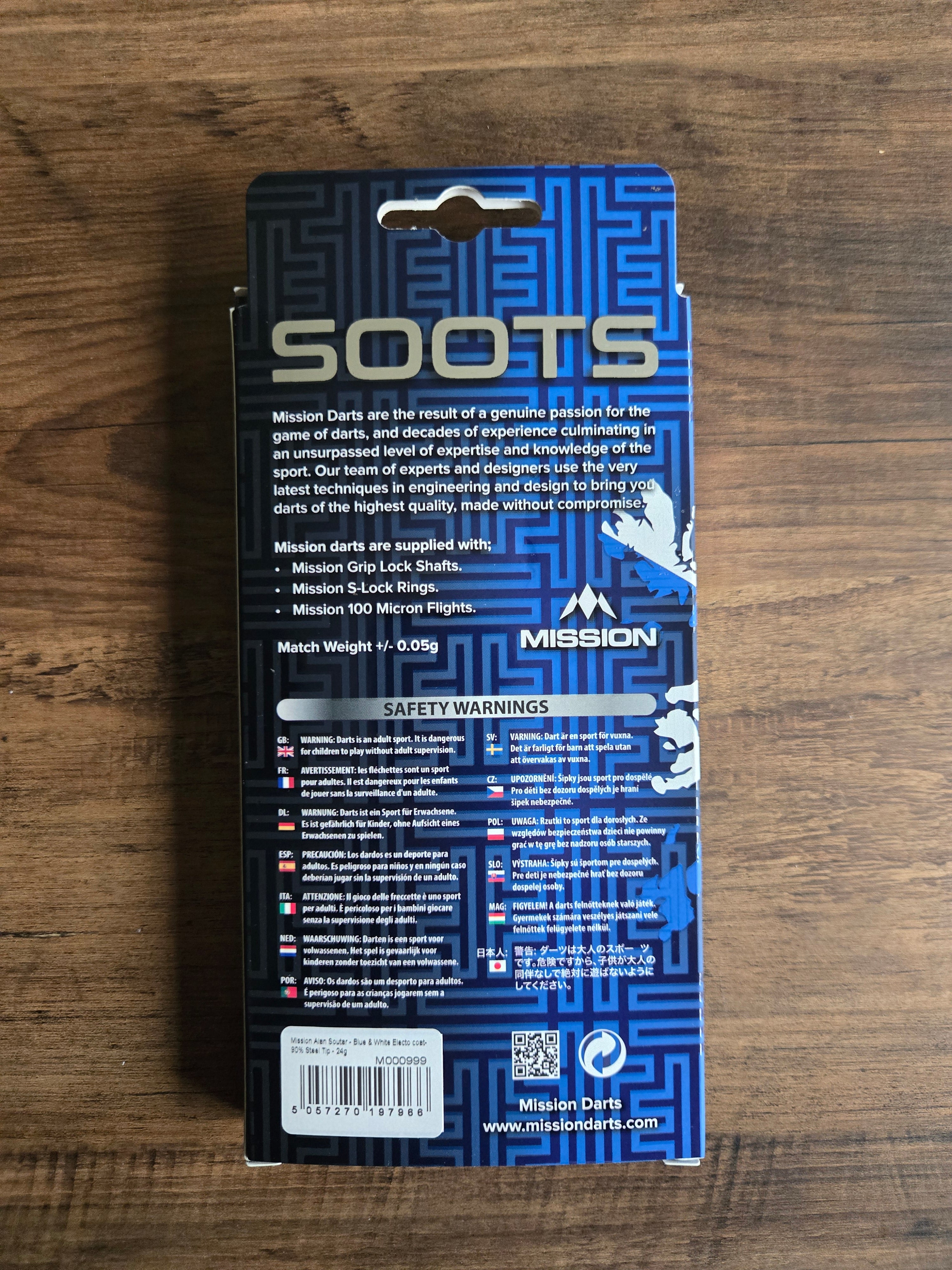 Mission Alan Souter Darts