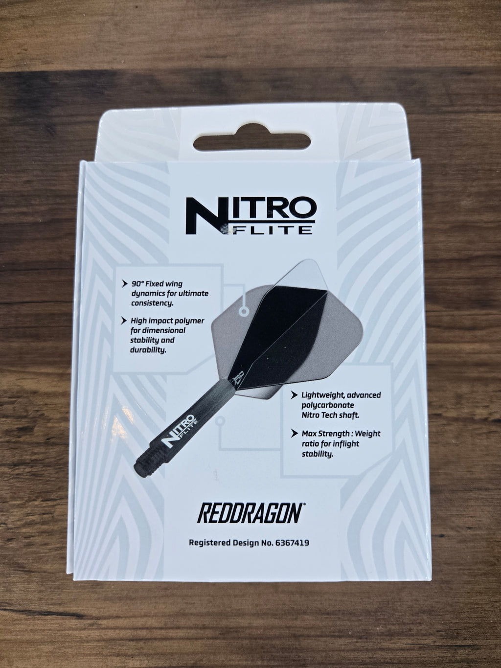 Red Dragon Nitro Flite - Medium - White & White