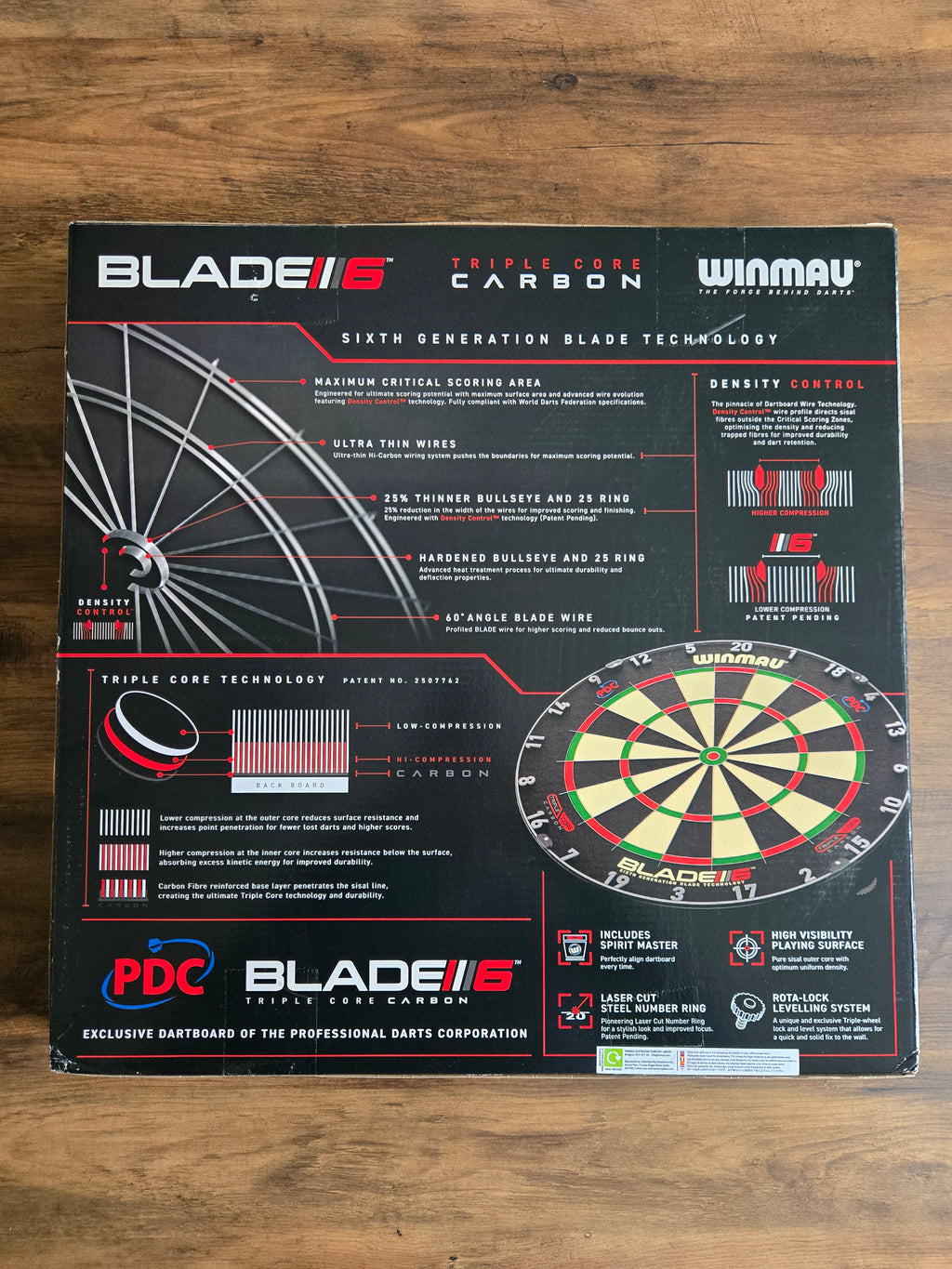 Winmau Blade 6 Triple Core Dartboard