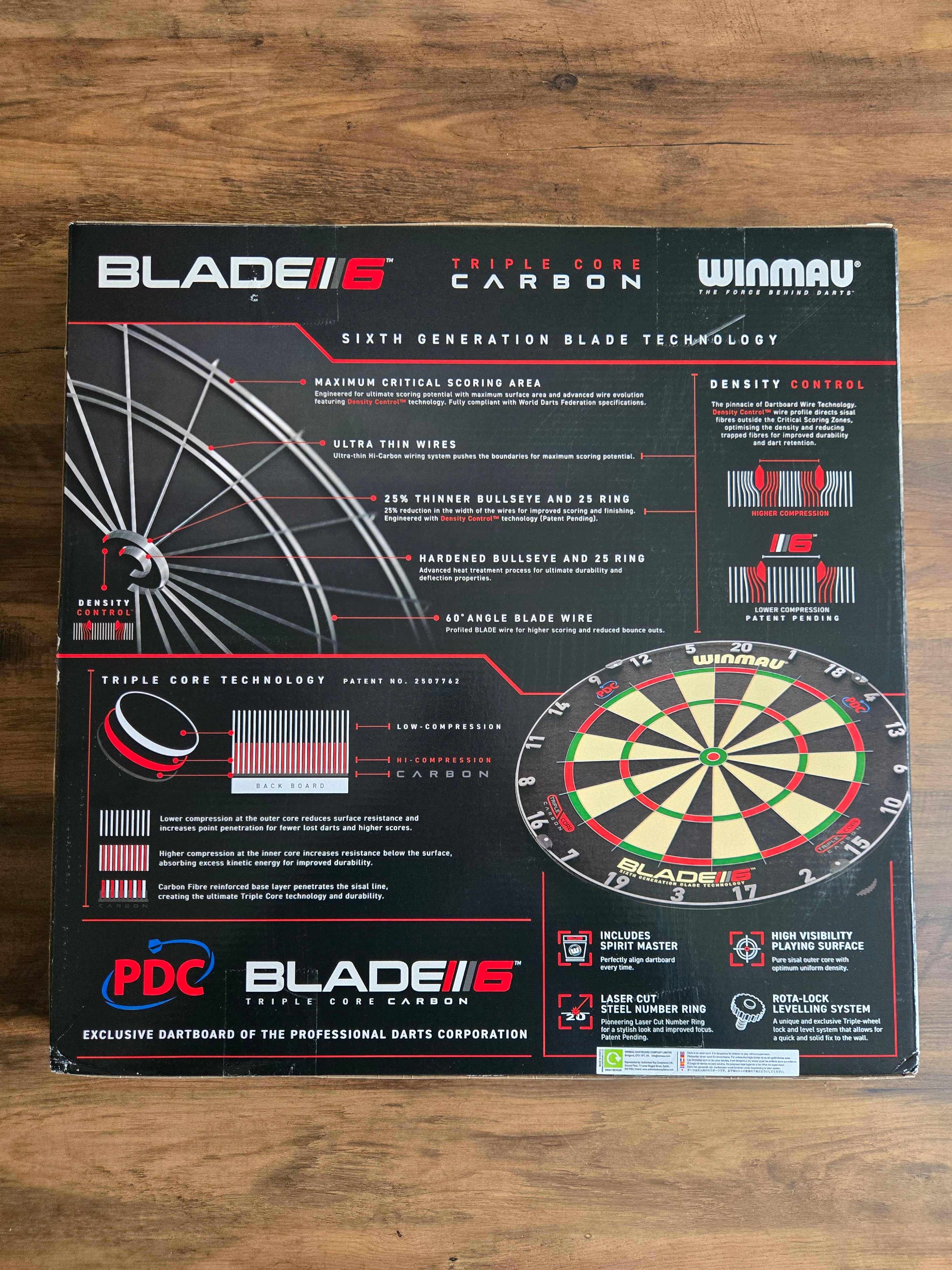 Winmau Blade 6 Triple Core Dartboard