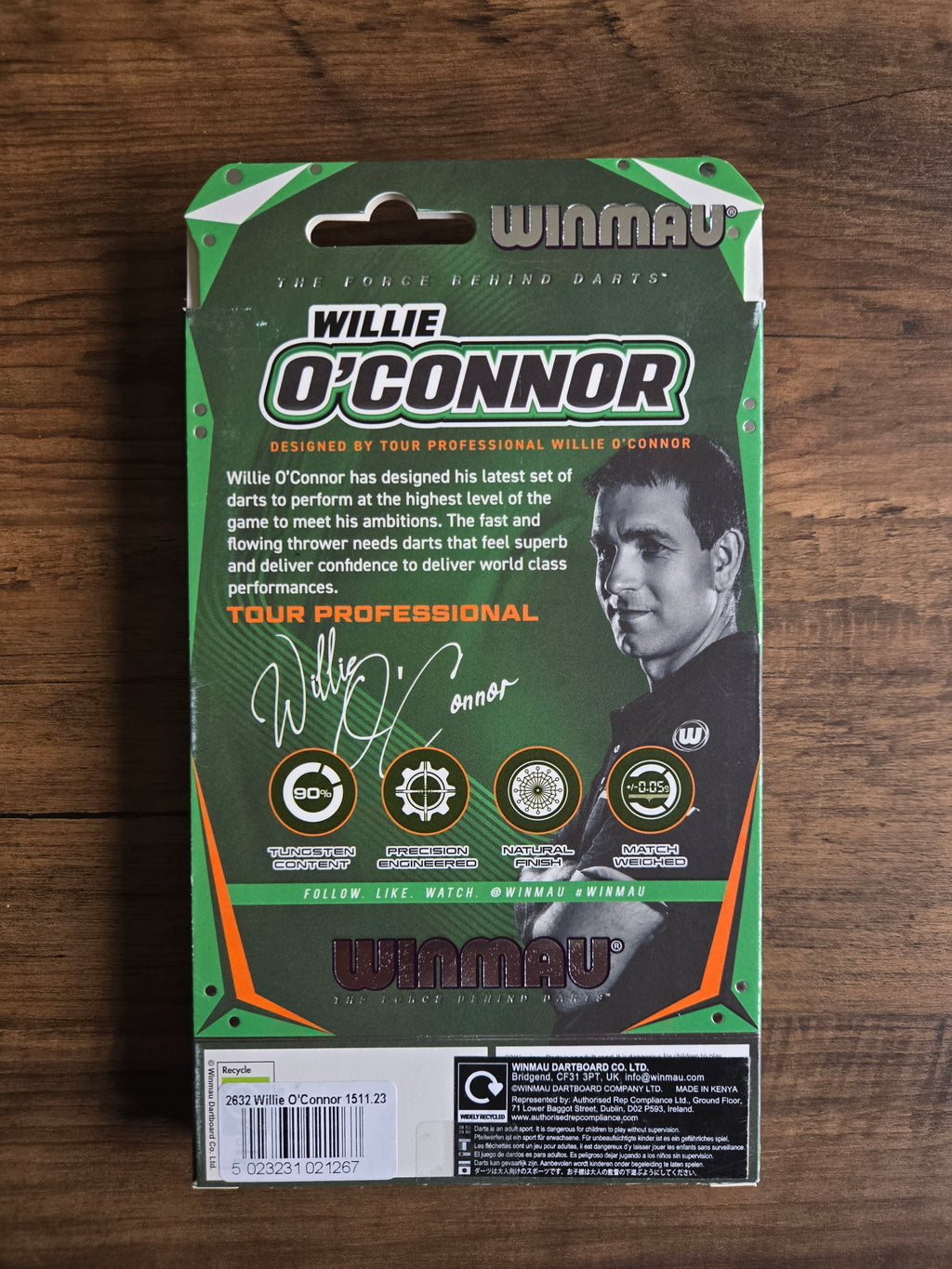 Winmau Willie O'Connor Darts
