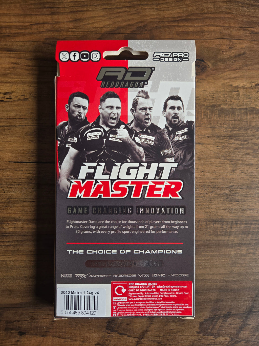Red Dragon Matra Darts