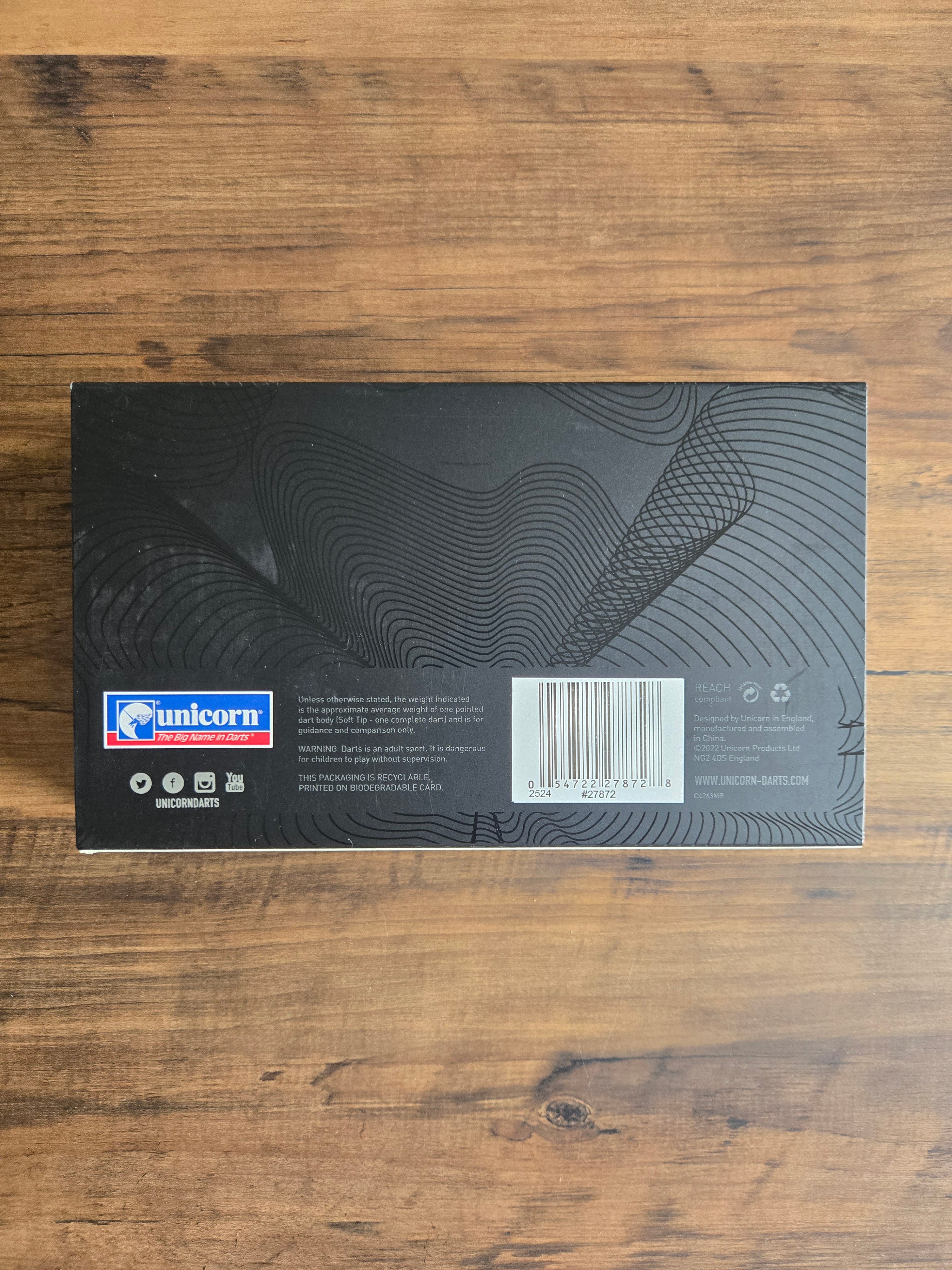 Unicorn Gary Anderson Noir Organic Phase 6 Darts