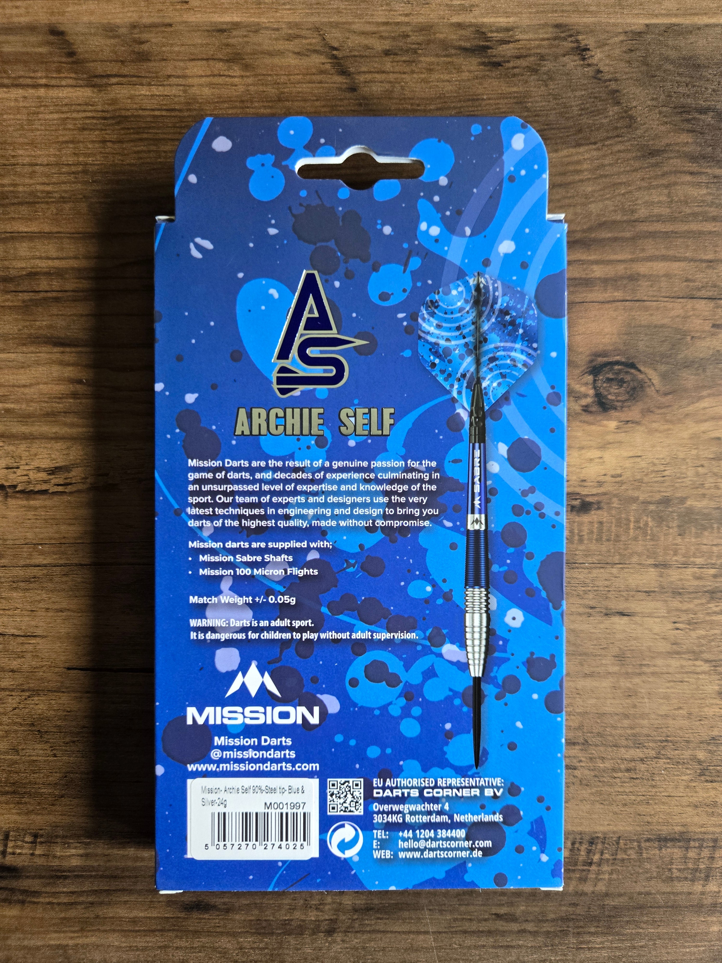 Mission Archie Self Darts