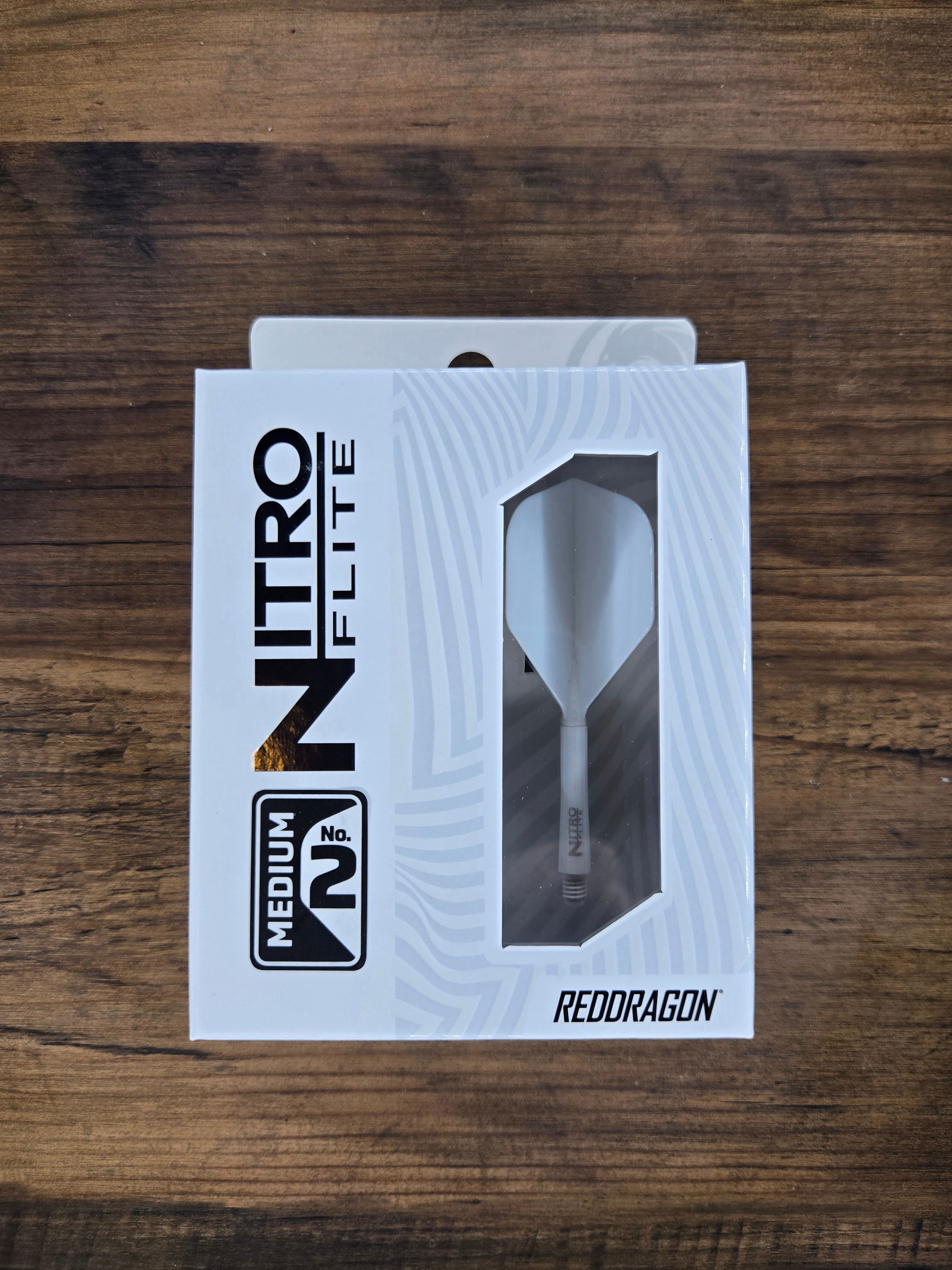 Red Dragon Nitro Flite - Medium - White & White