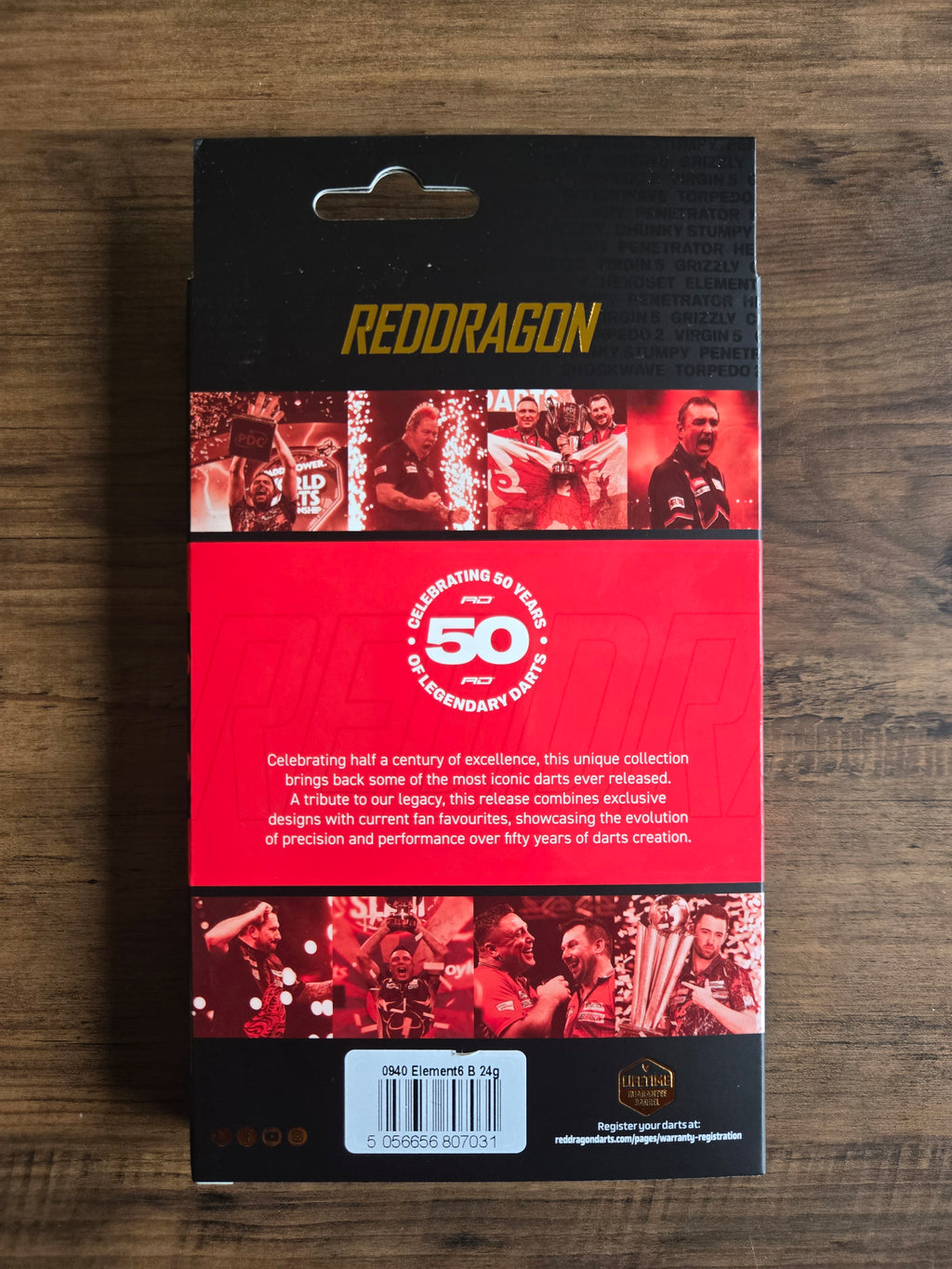 Red Dragon Element 6B Darts