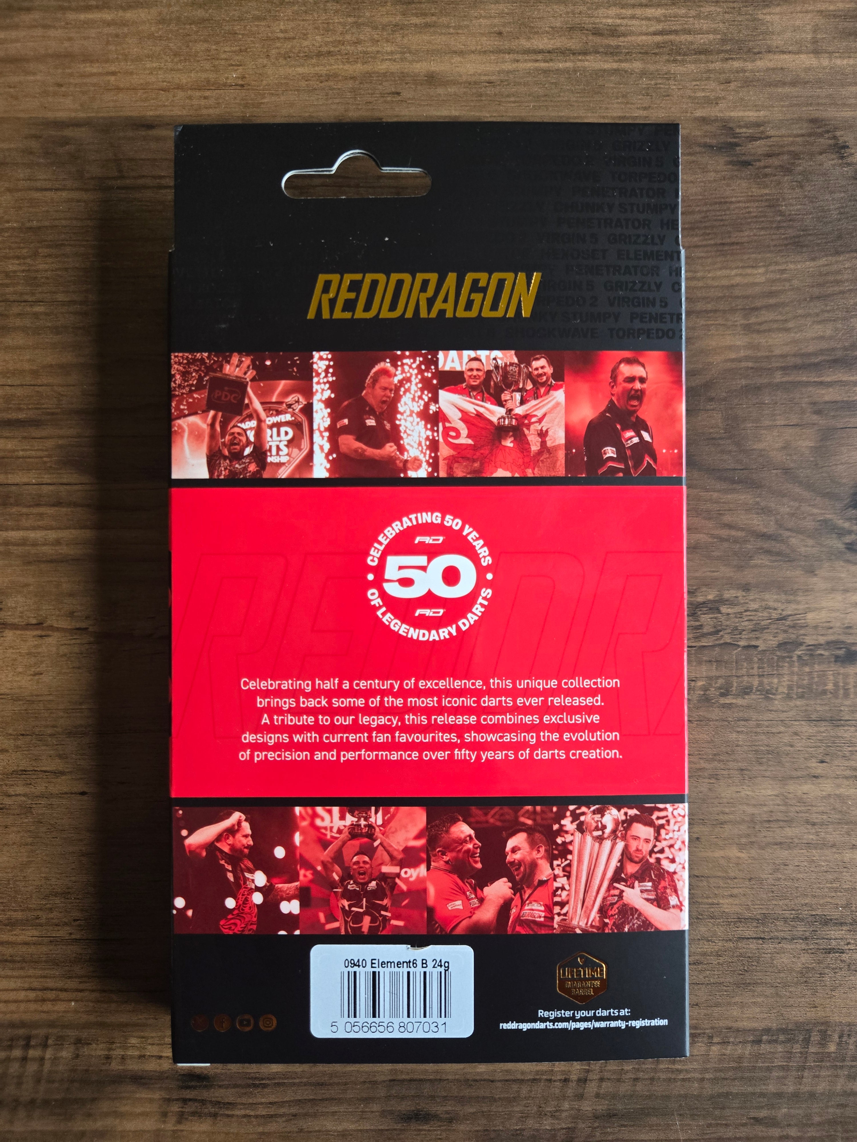 Red Dragon Element 6B Darts