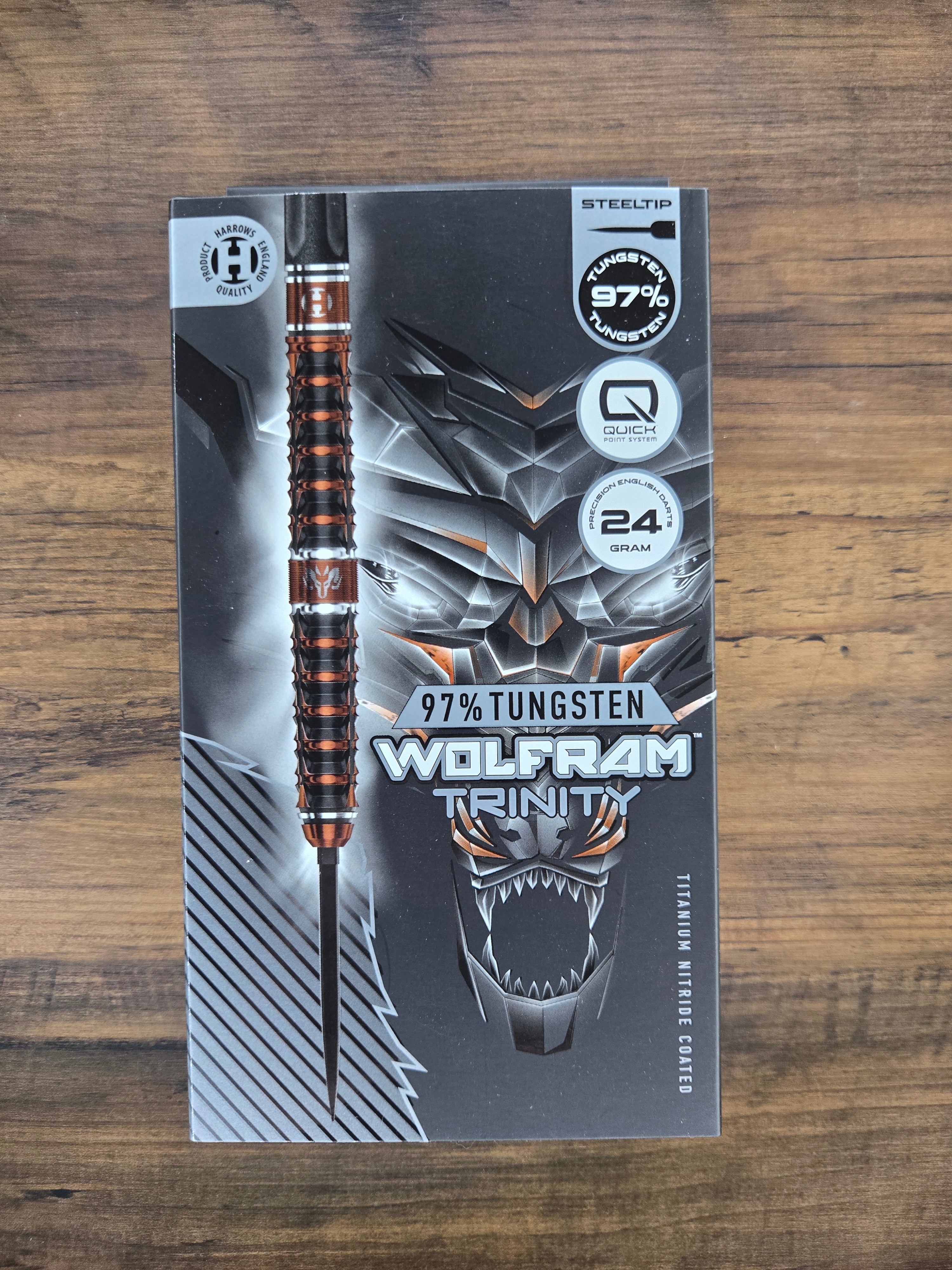Harrows Wolfram Trinity 97% Quick Point Darts