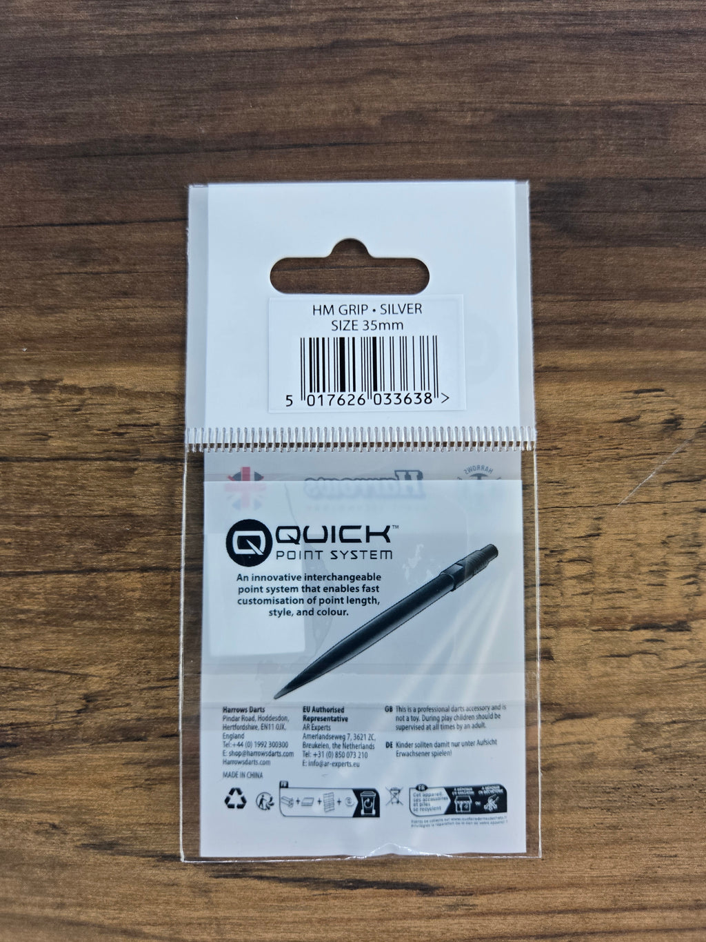 Harrows HM Grip Quick Points - Silver