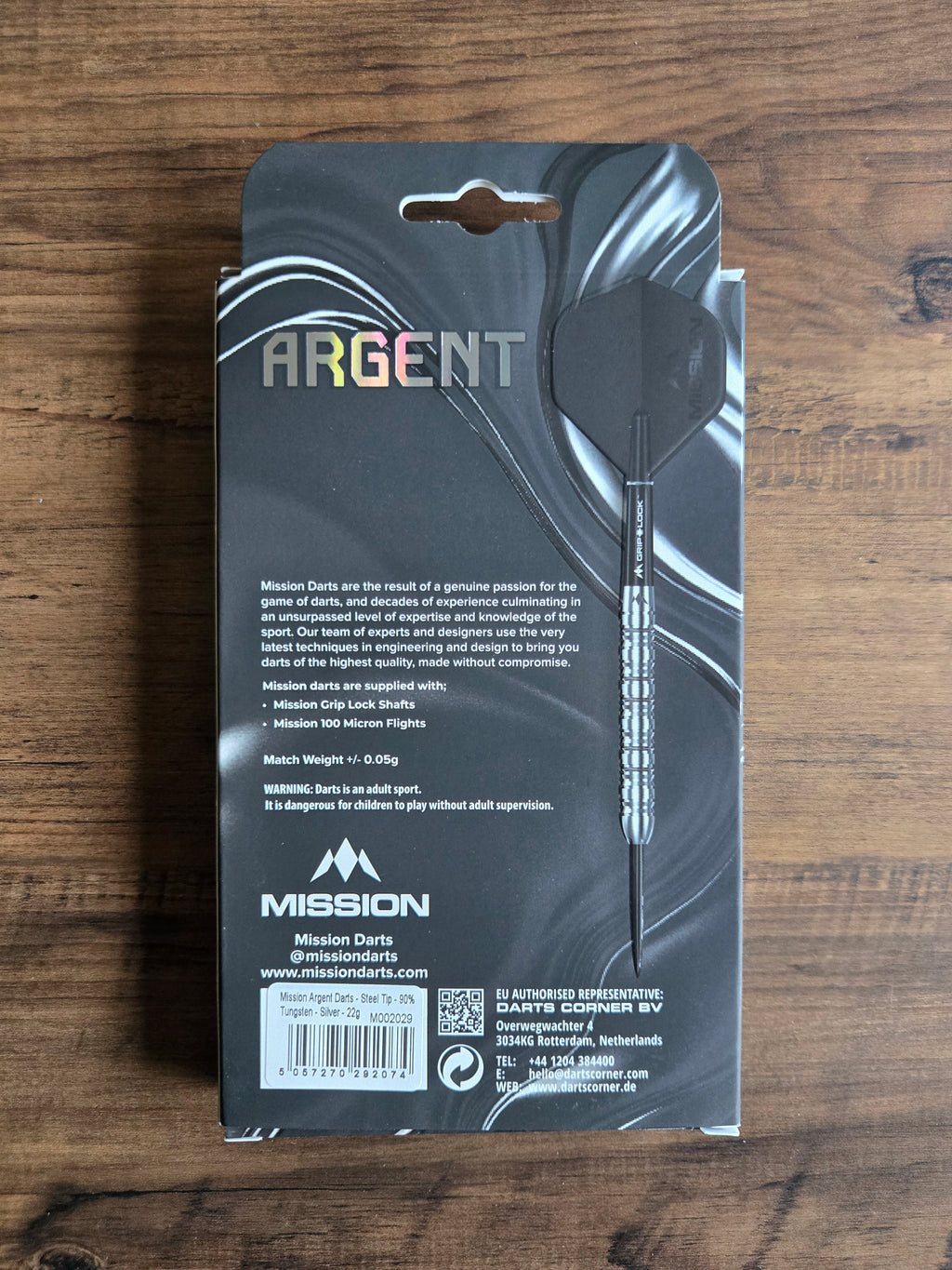 Mission Argent Darts