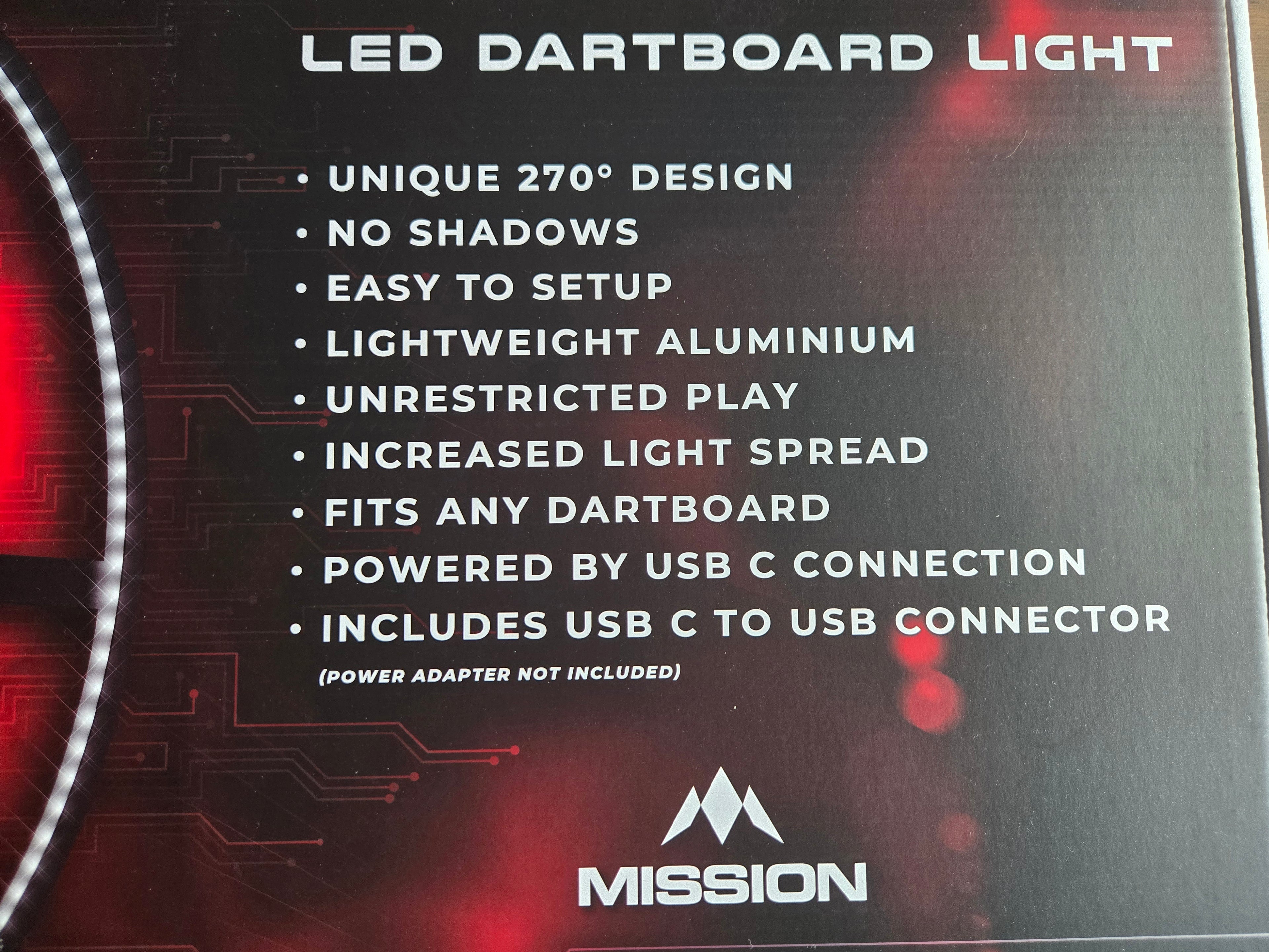 Mission Torus 270 - Dartboard Lighting