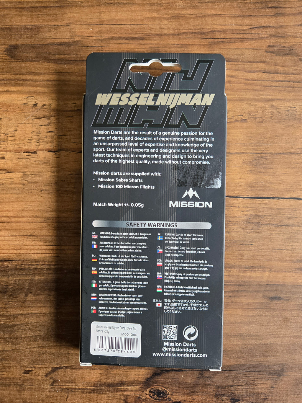 Mission Wessel Nijman Darts