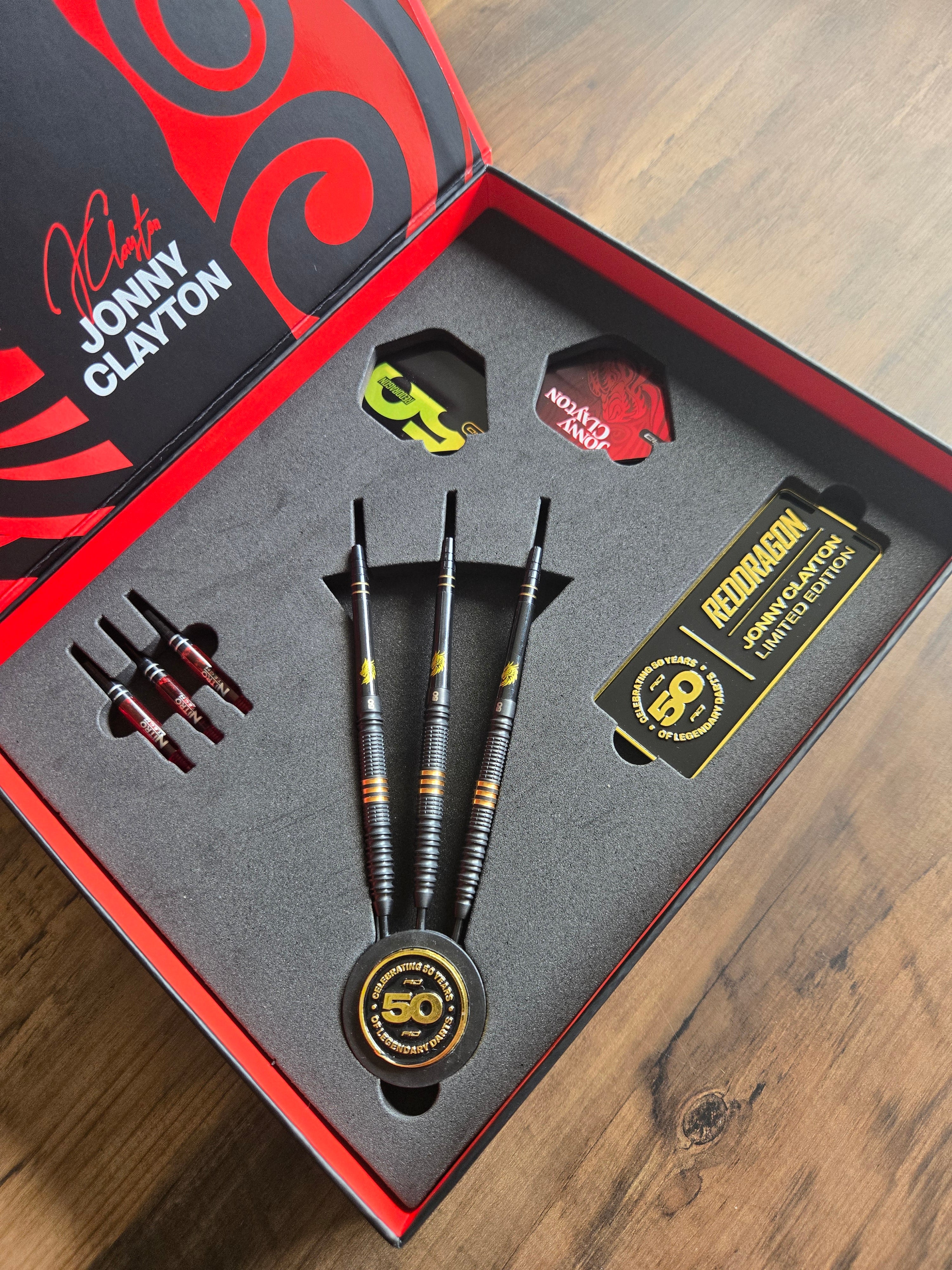 Red Dragon Jonny Clayton - 50 Year Player Edition