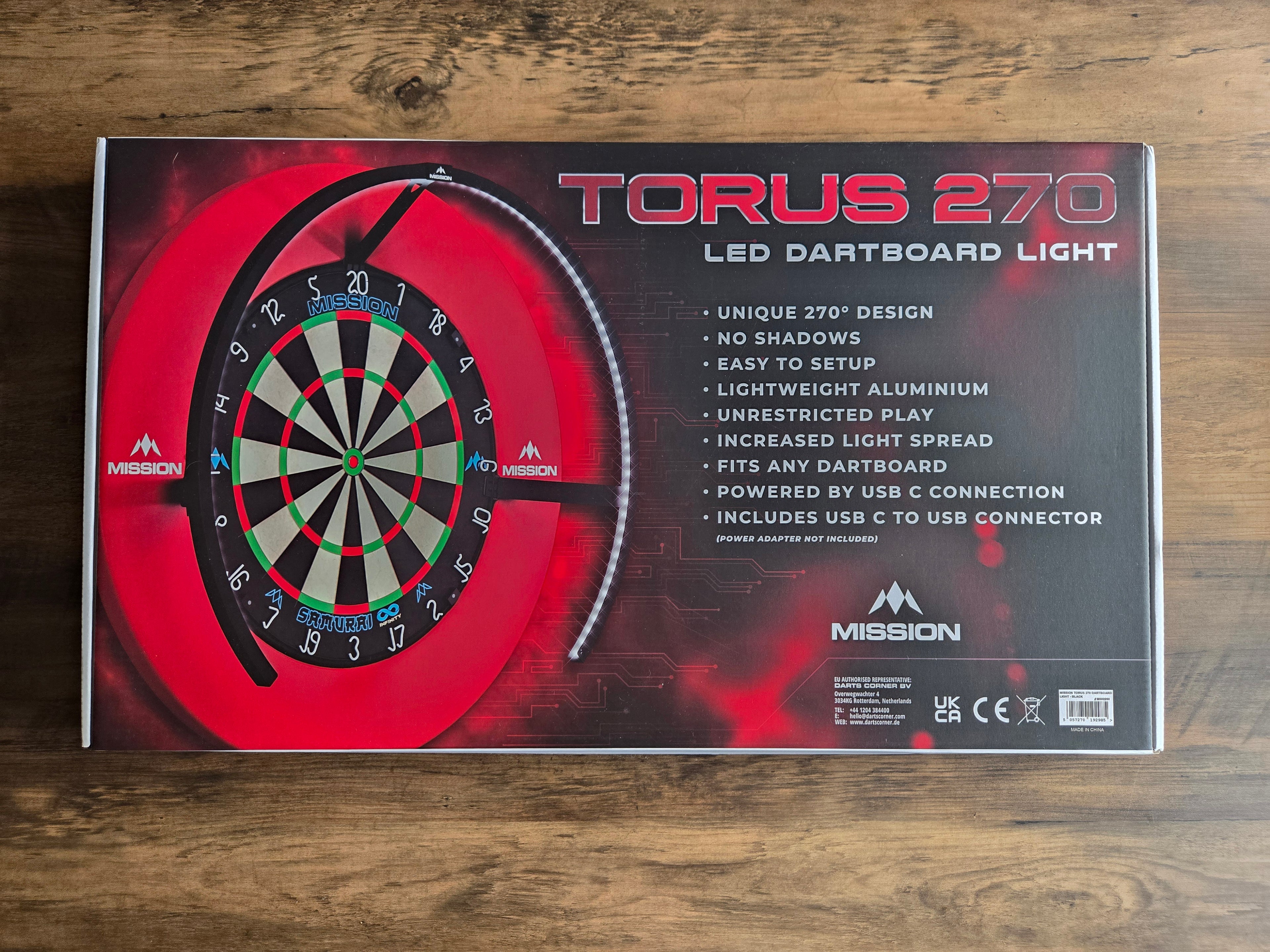 Mission Torus 270 - Dartboard Lighting