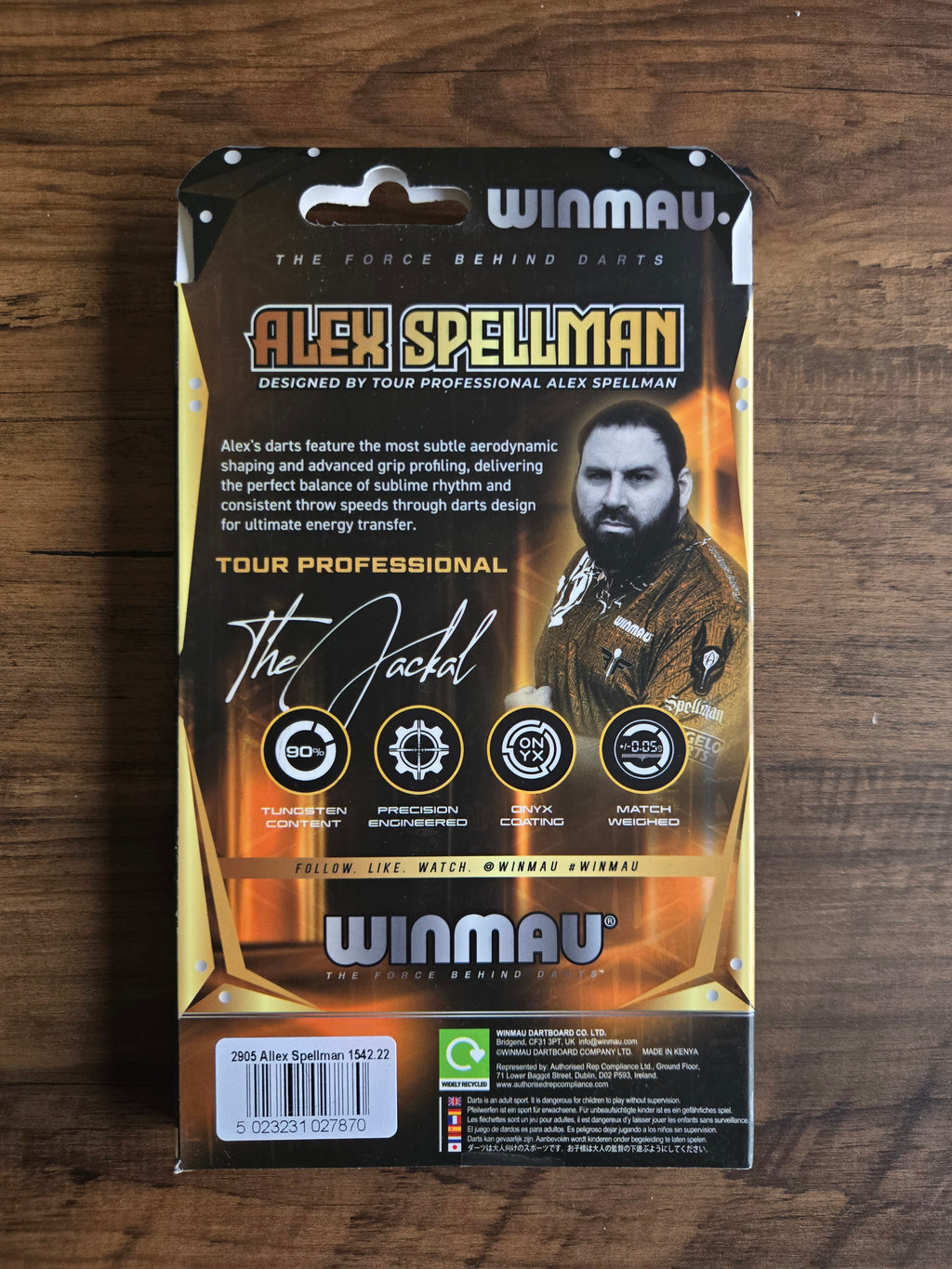 Winmau Alex Spellman Signature Series 1 Darts