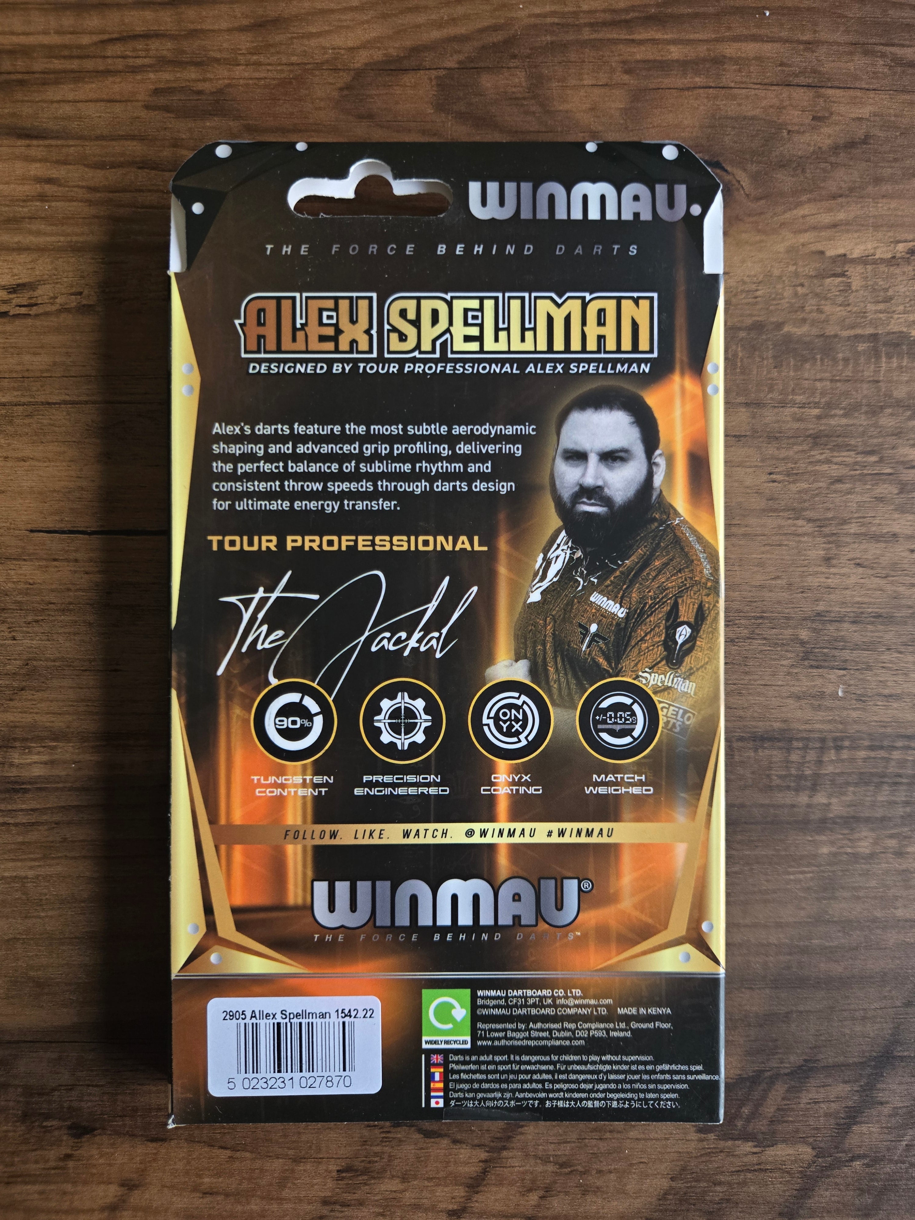 Winmau Alex Spellman Signature Series 1 Darts
