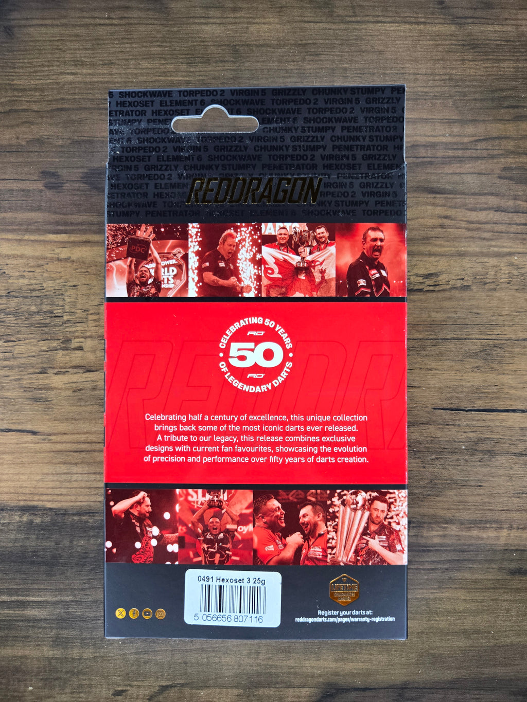 Red Dragon Hexoset 3 Darts