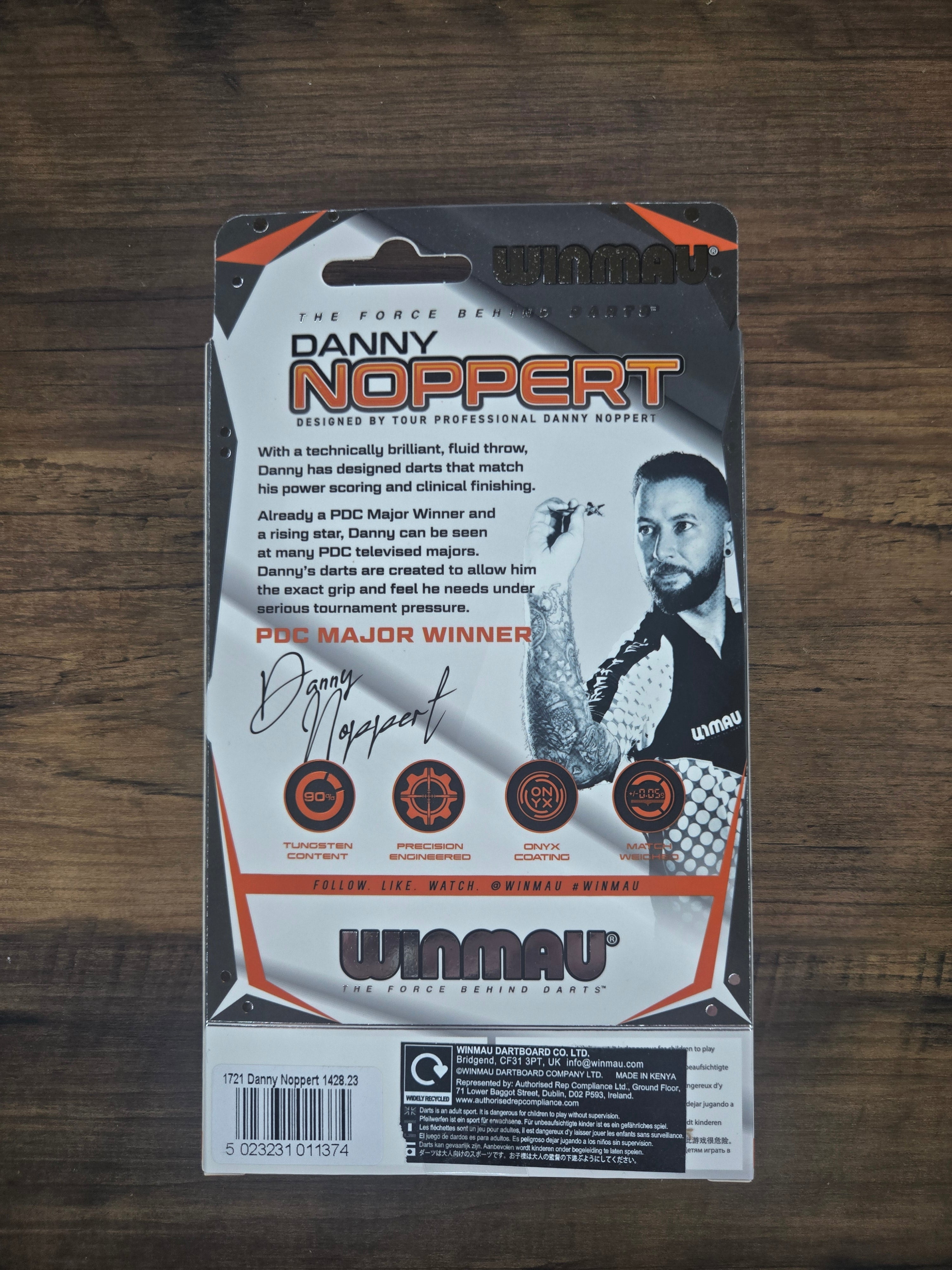Winmau Danny Noppert 90% Darts